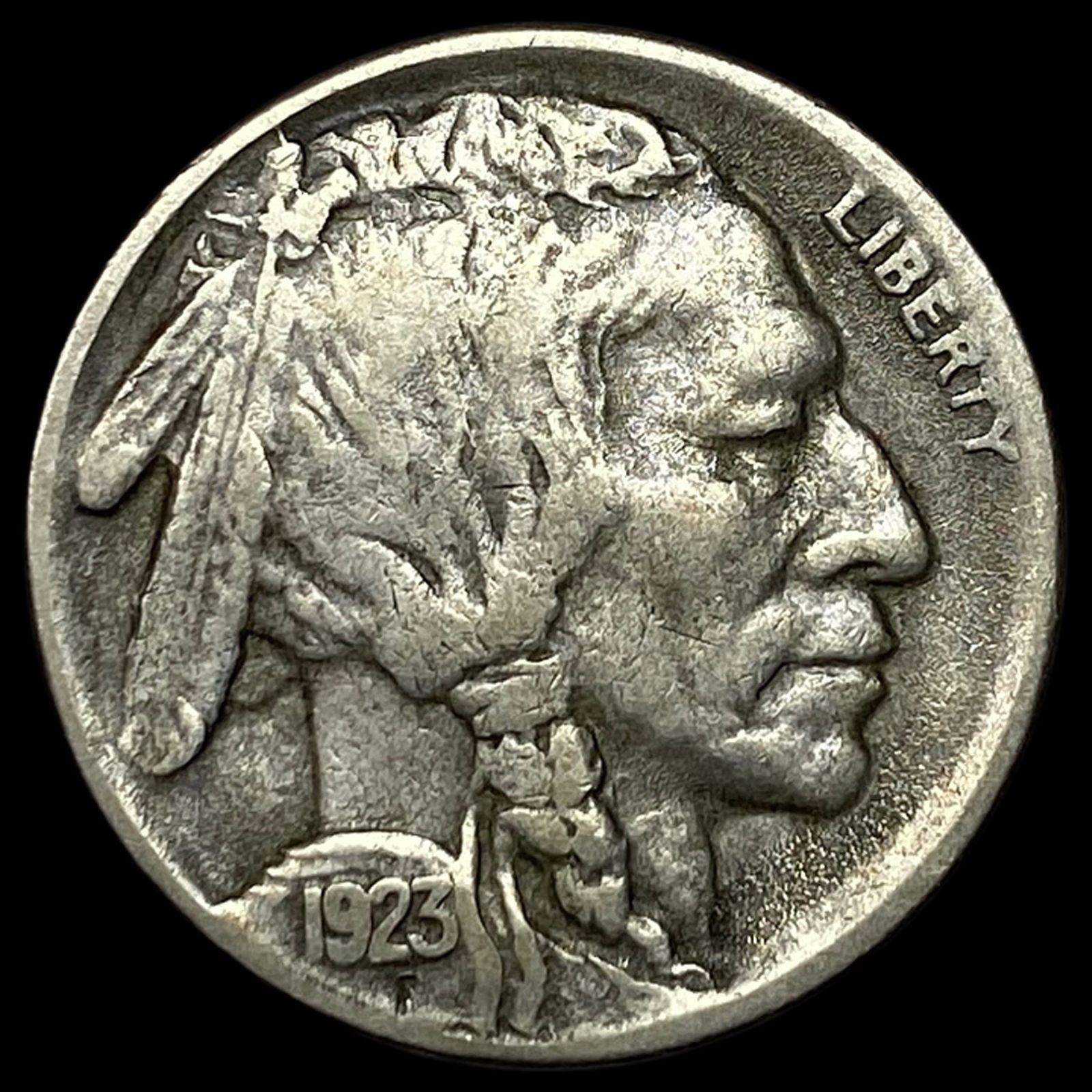 1923-S Buffalo Nickel LIGHTLY CIRCULATED: 1923-S Buffalo Nickel LIGHTLY CIRCULATED