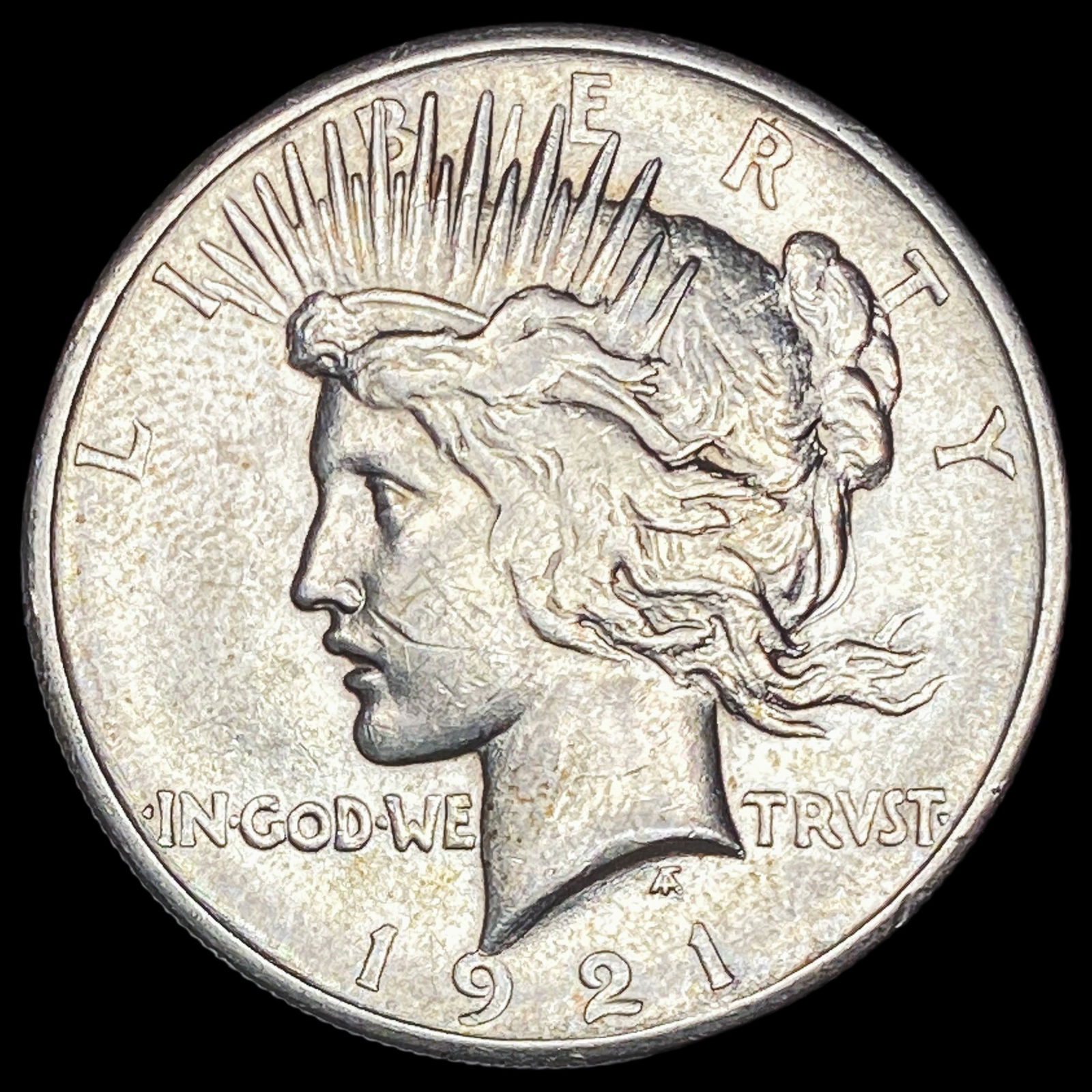 1921 Silver Peace Dollar CLOSELY UNCIRCULATED (1 of 2)