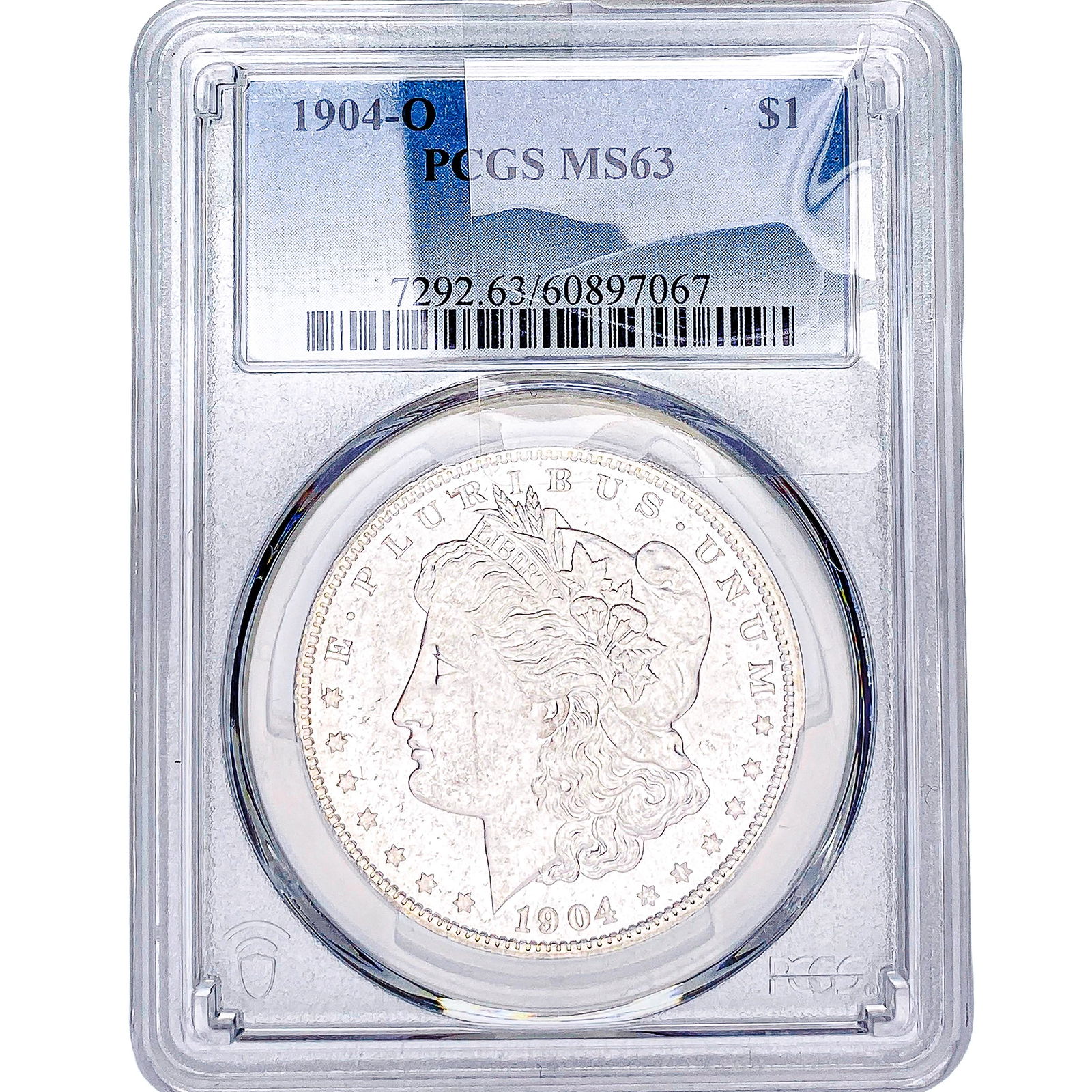 1904-O Morgan Silver Dollar PCGS MS63: 1904-O Morgan Silver Dollar PCGS MS63