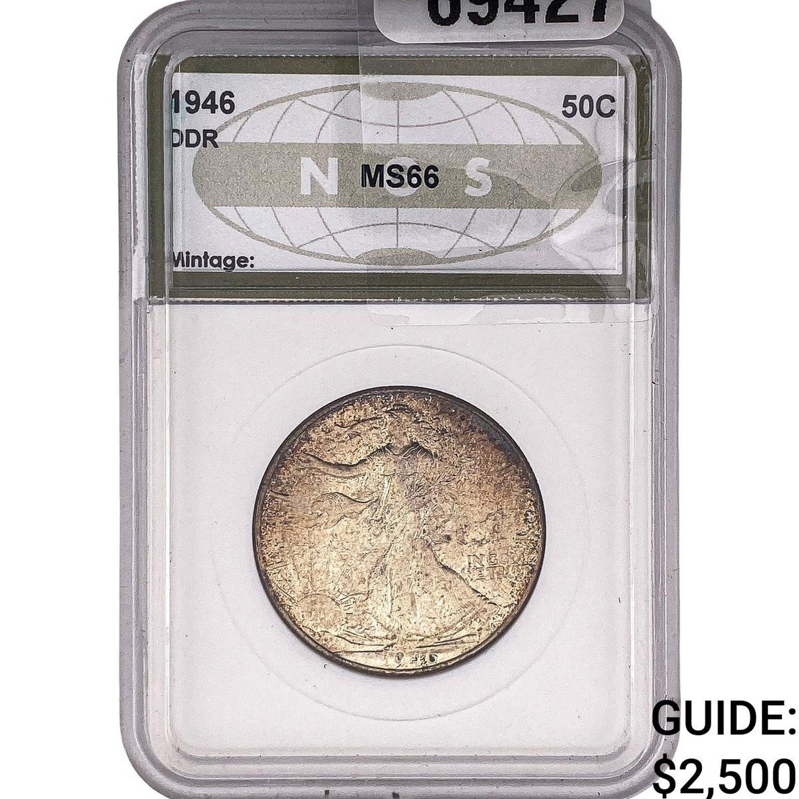 1946 Walking Liberty Half Dollar NGS MS66: 1946 Walking Liberty Half Dollar NGS MS66