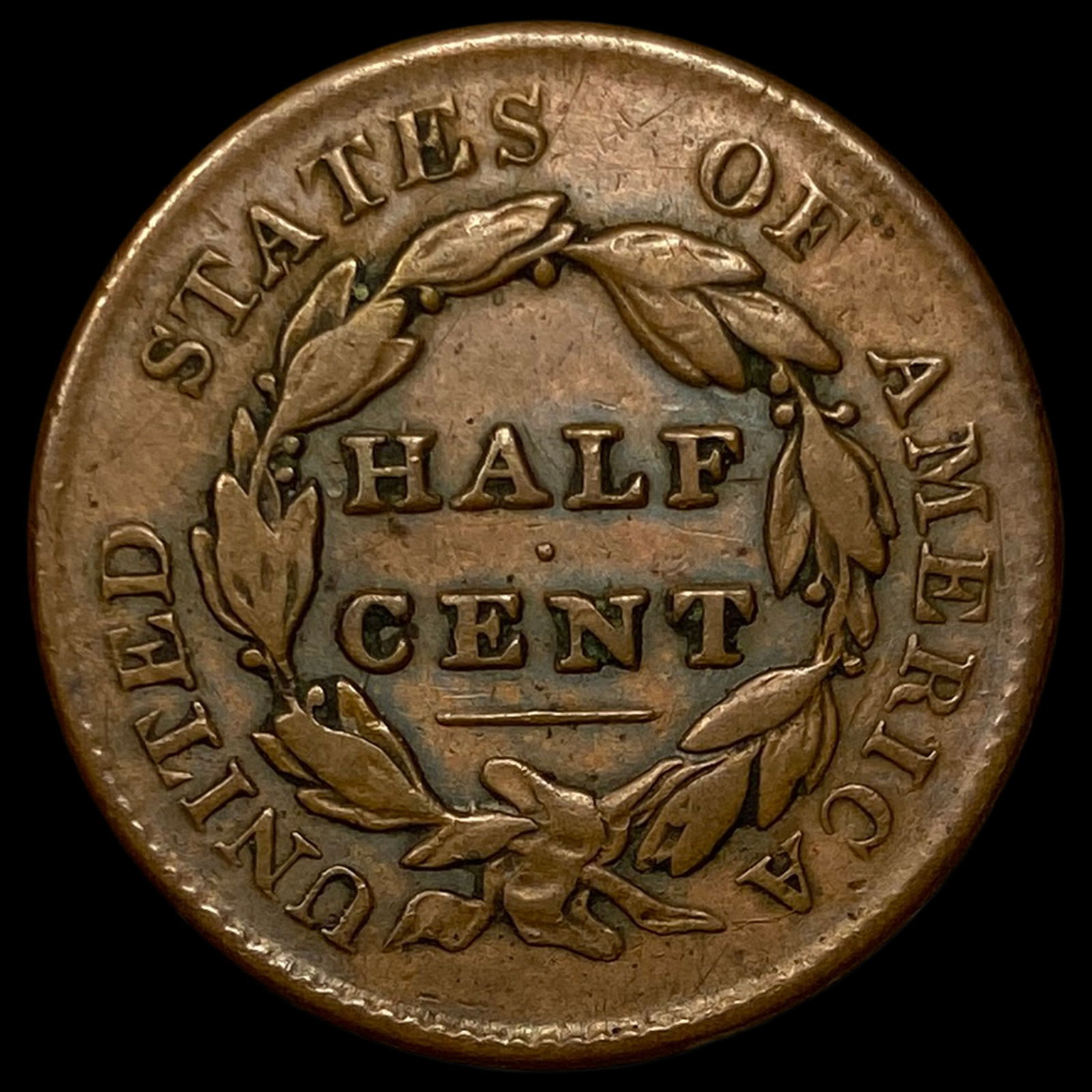 1829 Classic Head Half Cent LIGHTLY CIRCULATED - 2