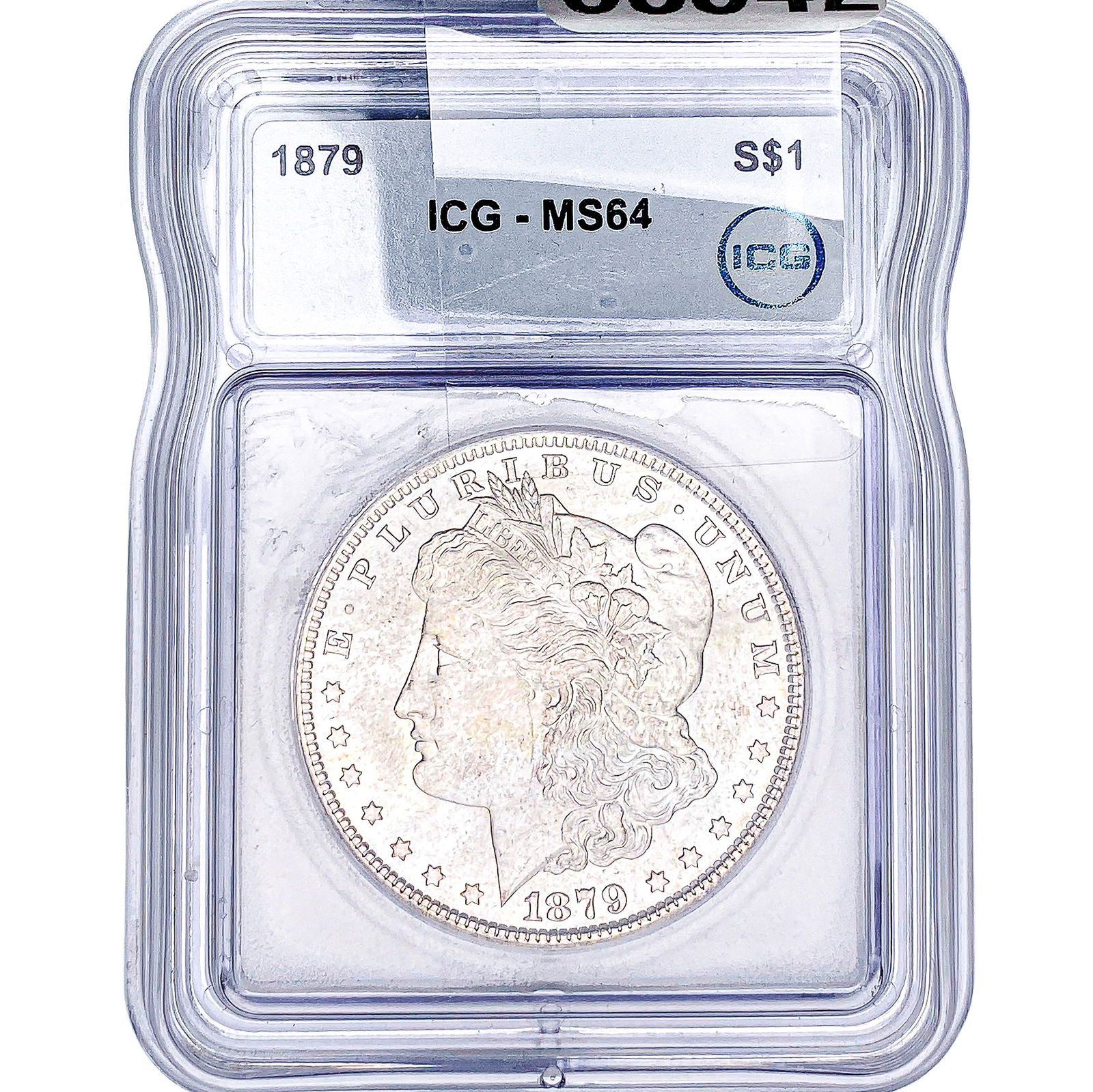 1879 Morgan Silver Dollar ICG MS64: 1879 Morgan Silver Dollar ICG MS64