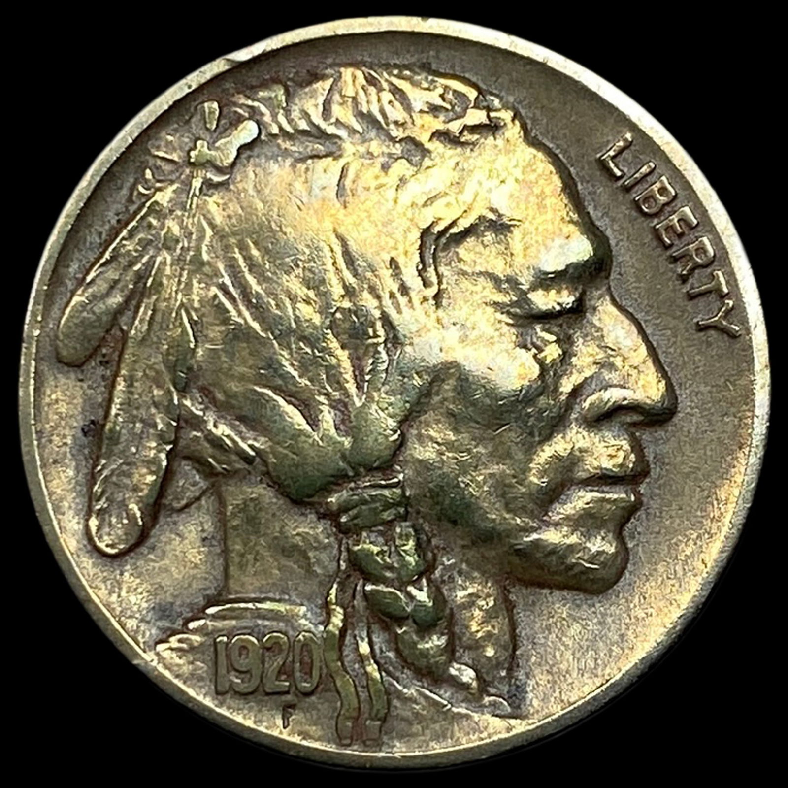 1920-D Buffalo Nickel CLOSELY UNCIRCULATED: 1920-D Buffalo Nickel CLOSELY UNCIRCULATED