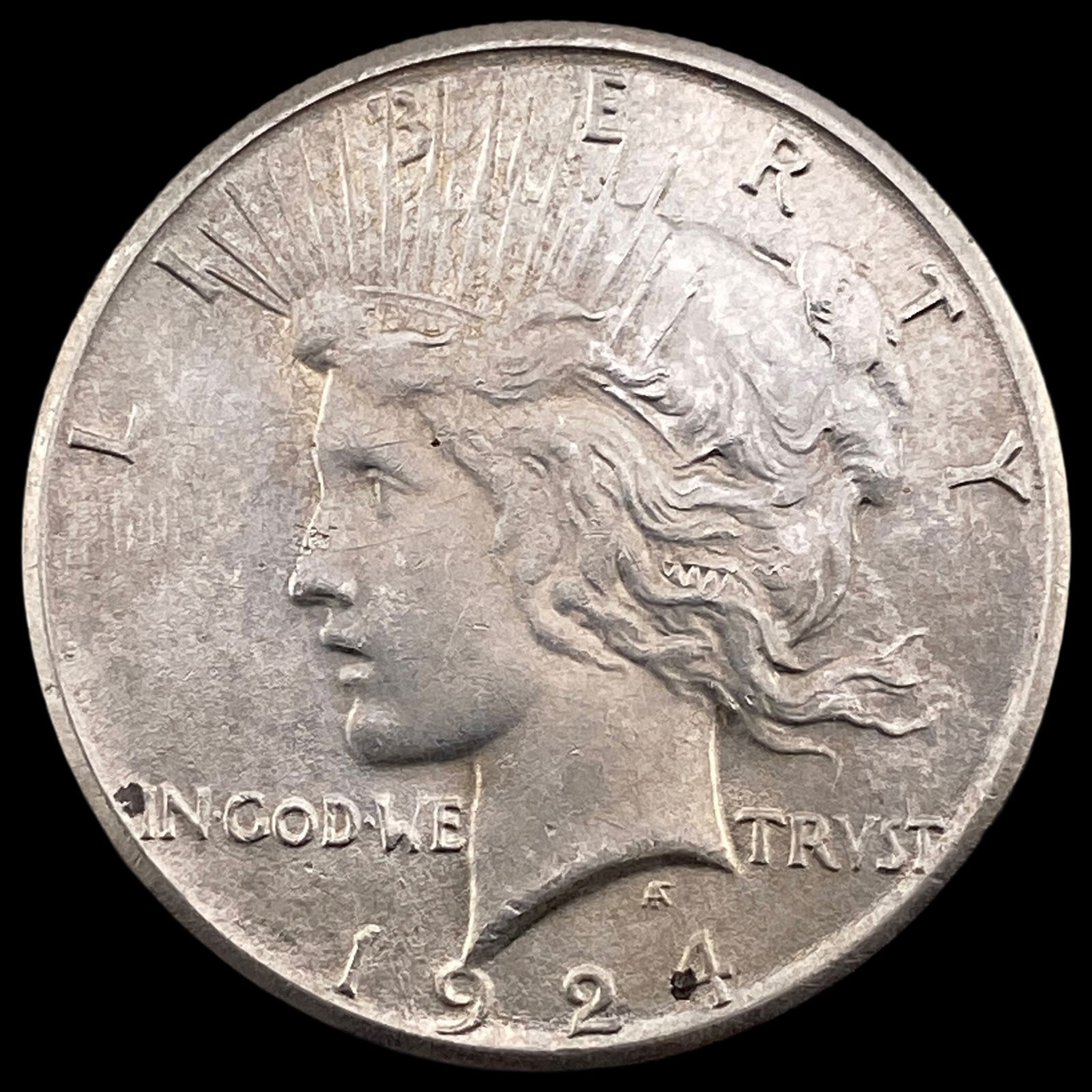1924-S Peace Silver Dollar CLOSELY UNCIRCULATED (1 of 2)