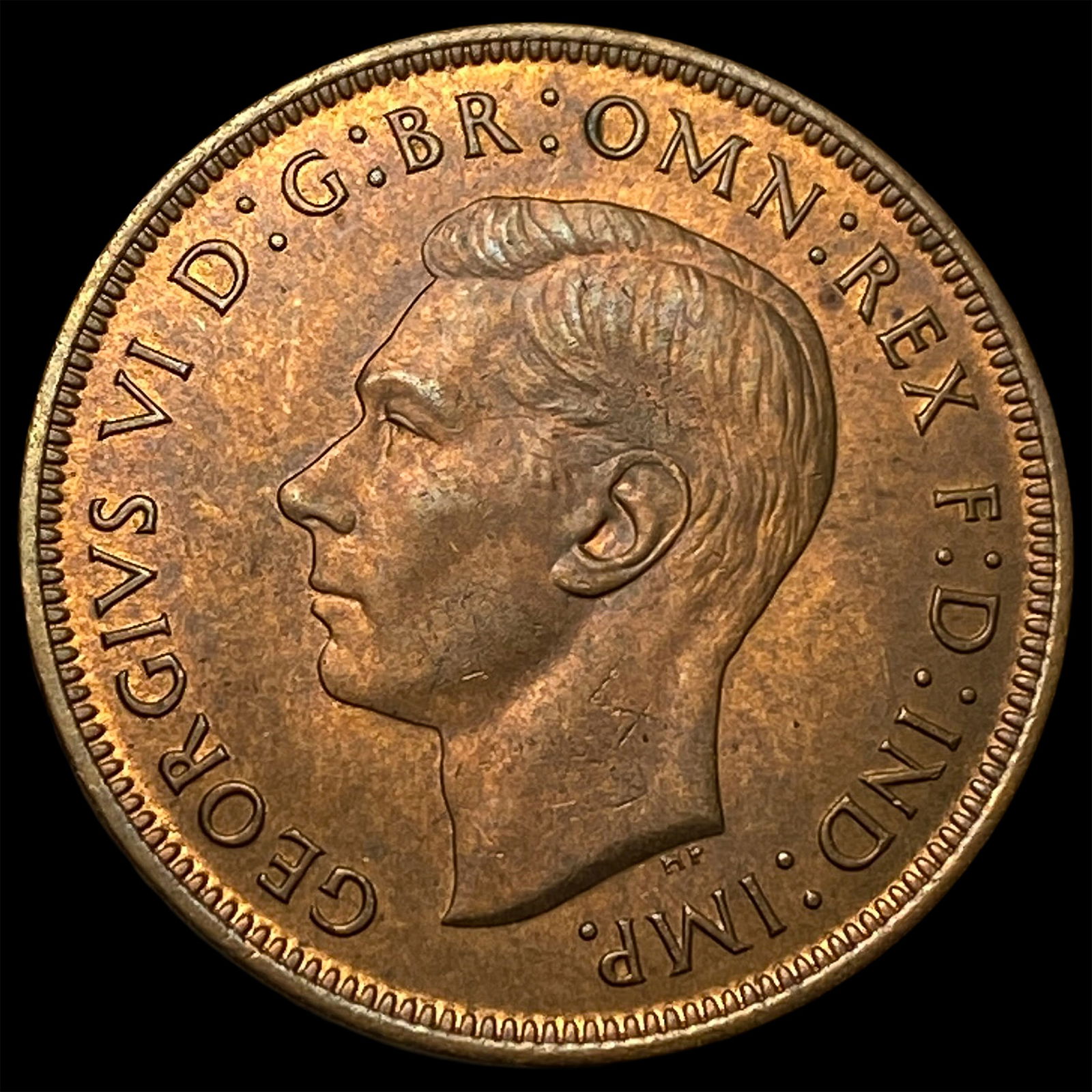1940 Great Britain George VI Copper Penny CHOICE AU: 1940 Great Britain George VI Copper Penny CHOICE AU