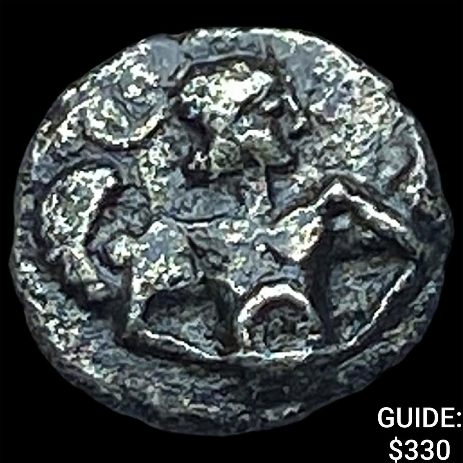 Ancient Greece Cilicia, Mallos 440-390 BC Silver Obol CLOSELY UNCIRCULATED: Ancient Greece Cilicia, Mallos 440-390 BC Silver Obol CLOSELY UNCIRCULATED