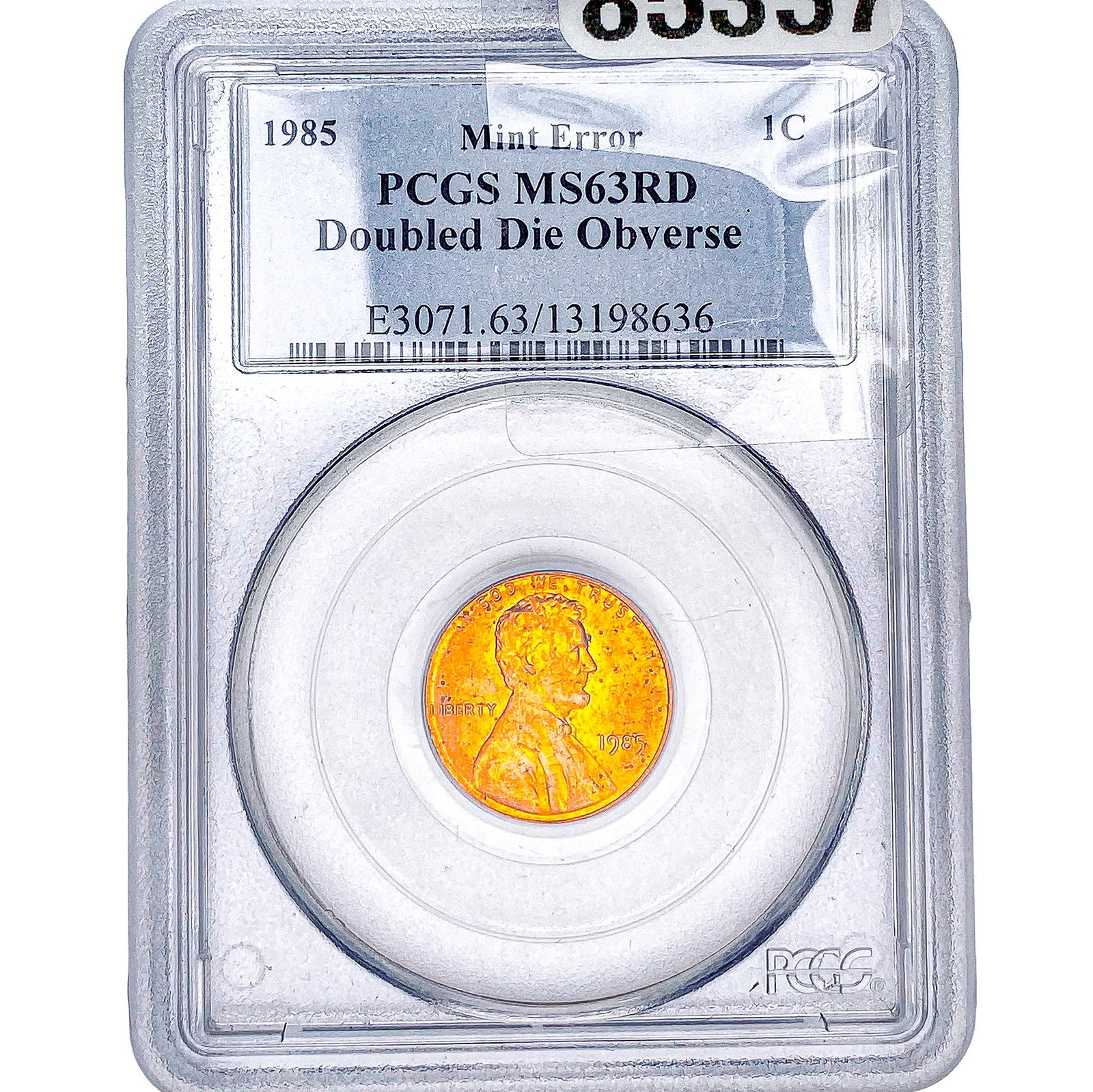 1985 Wheat Cent PCGS MS63 RD: 1985 Wheat Cent PCGS MS63 RD