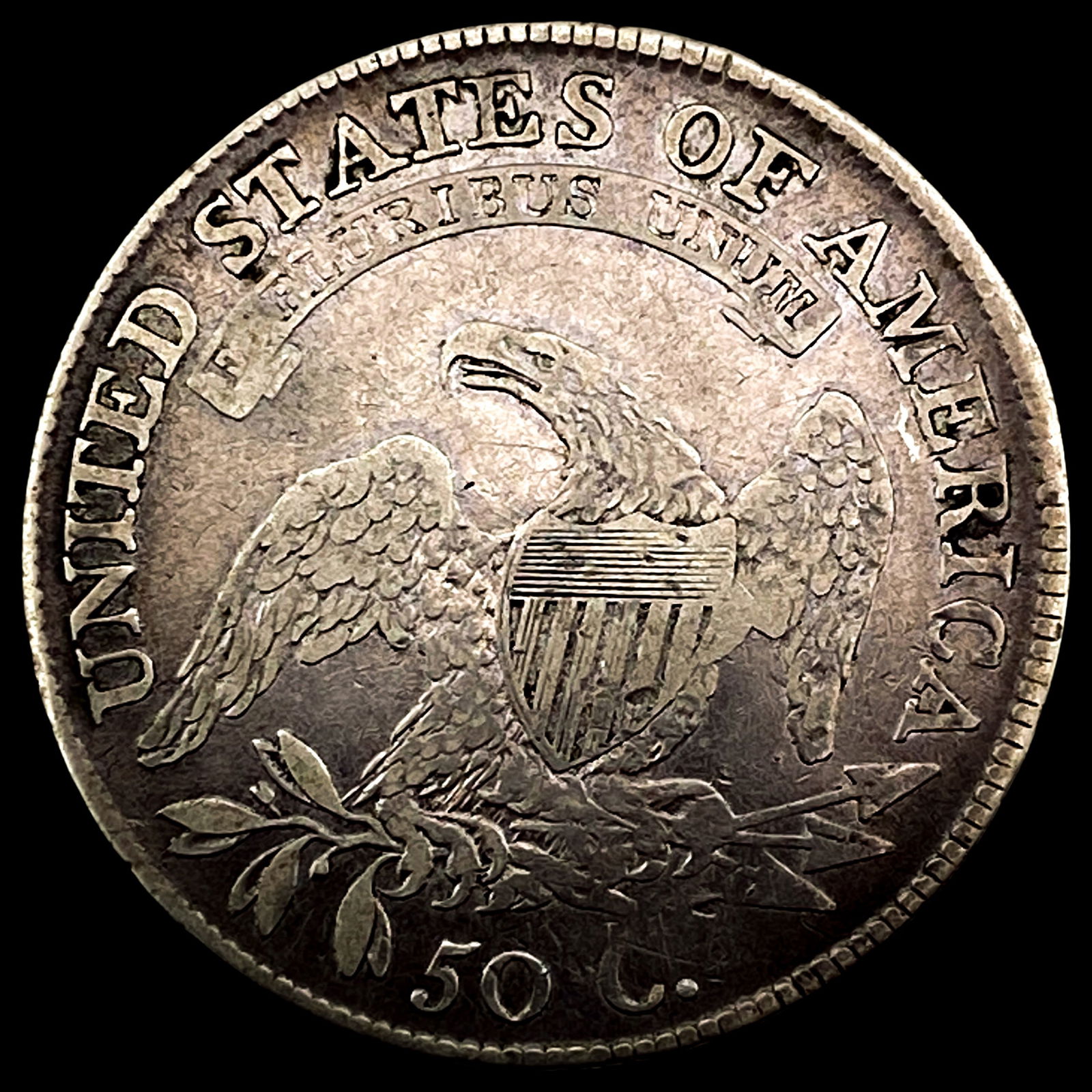 1809 Capped Bust Half Dollar LIGHTLY CIRCULATED - 2