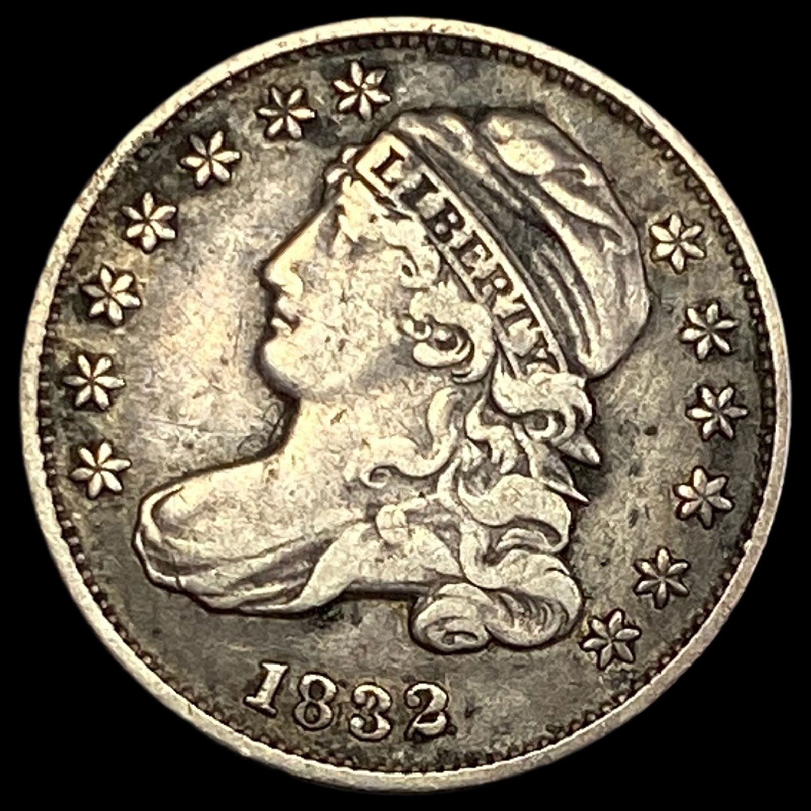 1832 Capped Bust Dime NEARLY UNCIRCULATED (1 of 2)
