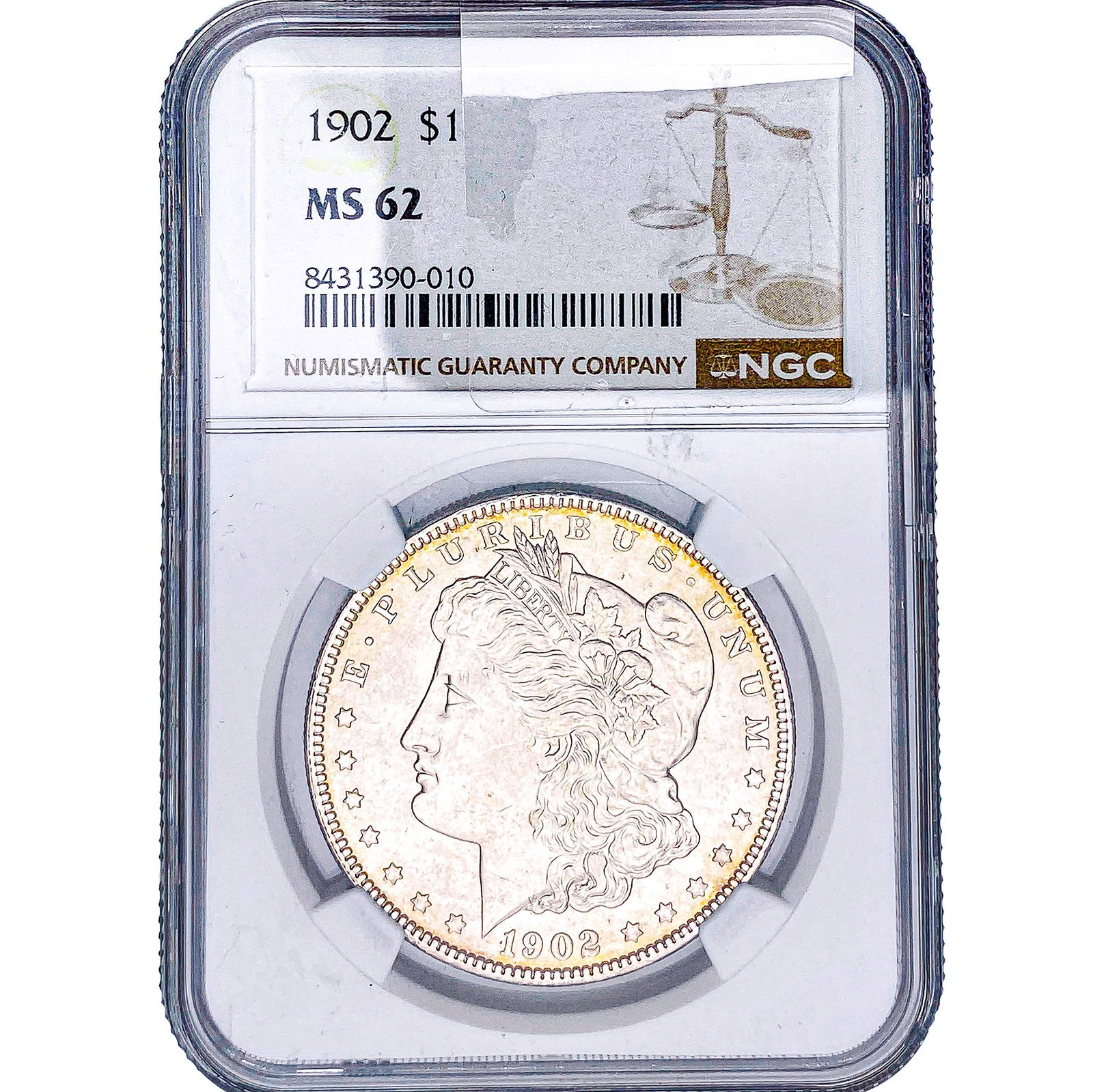 1902 Morgan Silver Dollar NGC MS62 (1 of 2)