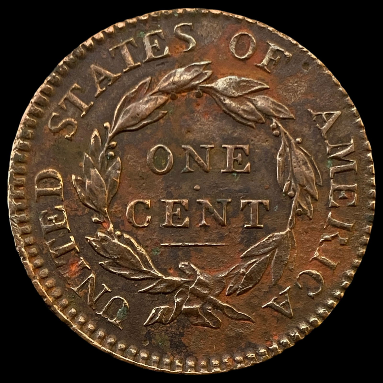 1817 Coronet Head Large Cent ABOUT UNCIRCULATED - 2