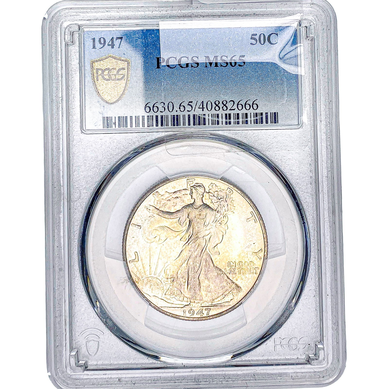 1947 Walking Liberty Half Dollar PCGS MS65: 1947 Walking Liberty Half Dollar PCGS MS65