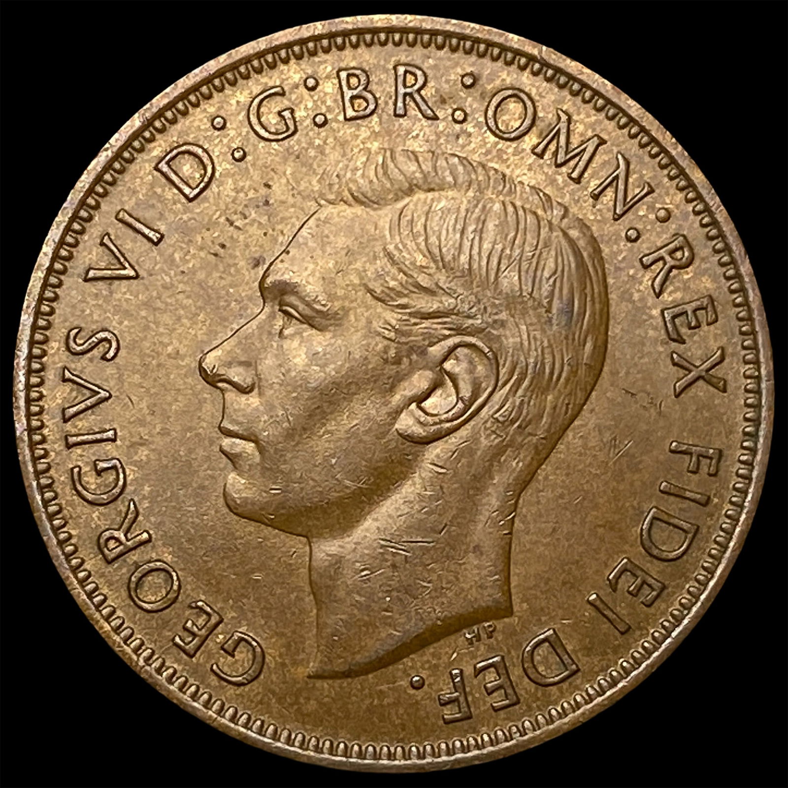 1951 Great Britain George VI Copper Penny CHOICE BU: 1951 Great Britain George VI Copper Penny CHOICE BU