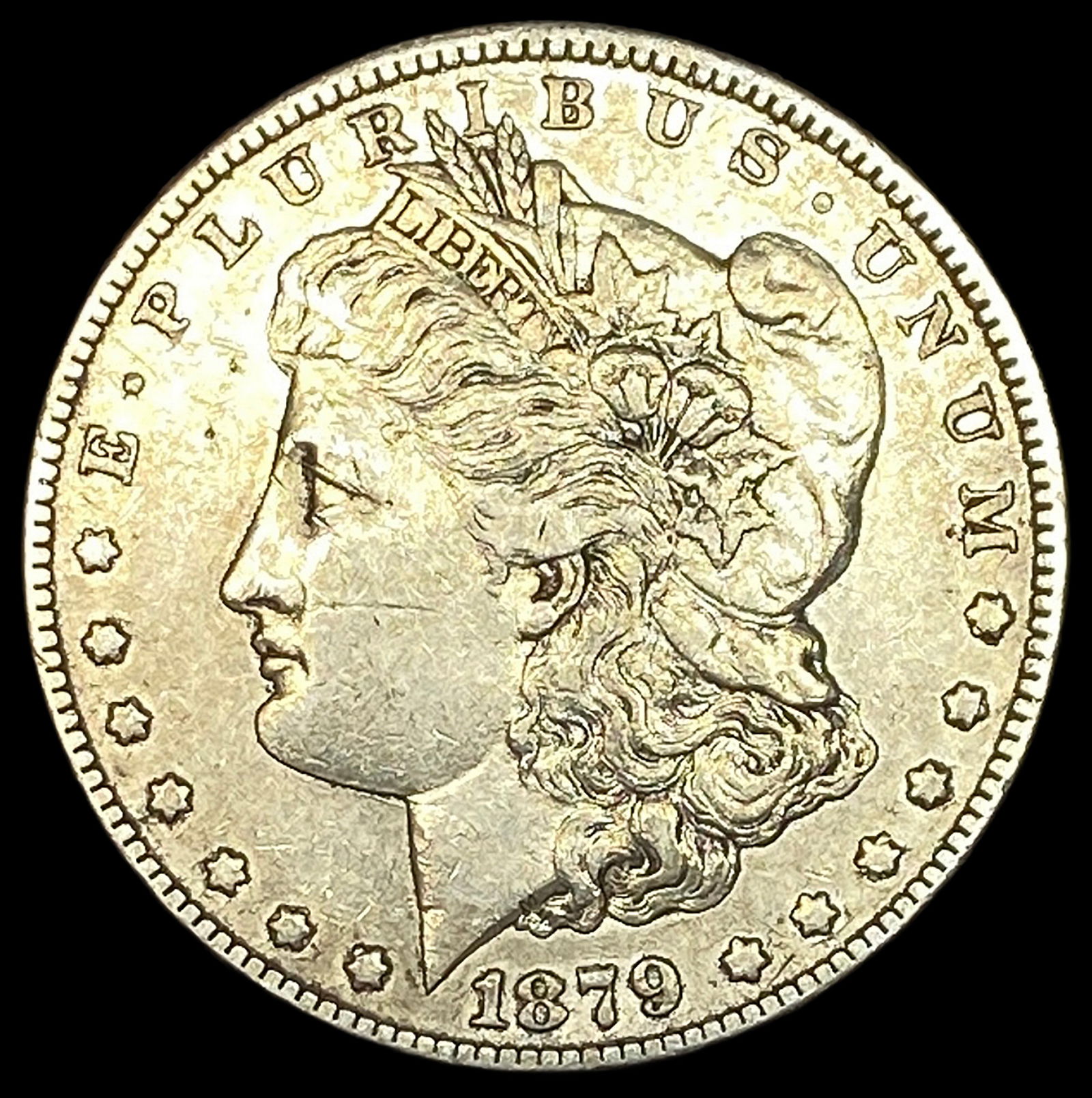 1879-S Rev 78 Silver Morgan Dollar NEARLY UNCIRCULATED: 1879-S Rev 78 Silver Morgan Dollar NEARLY UNCIRCULATED