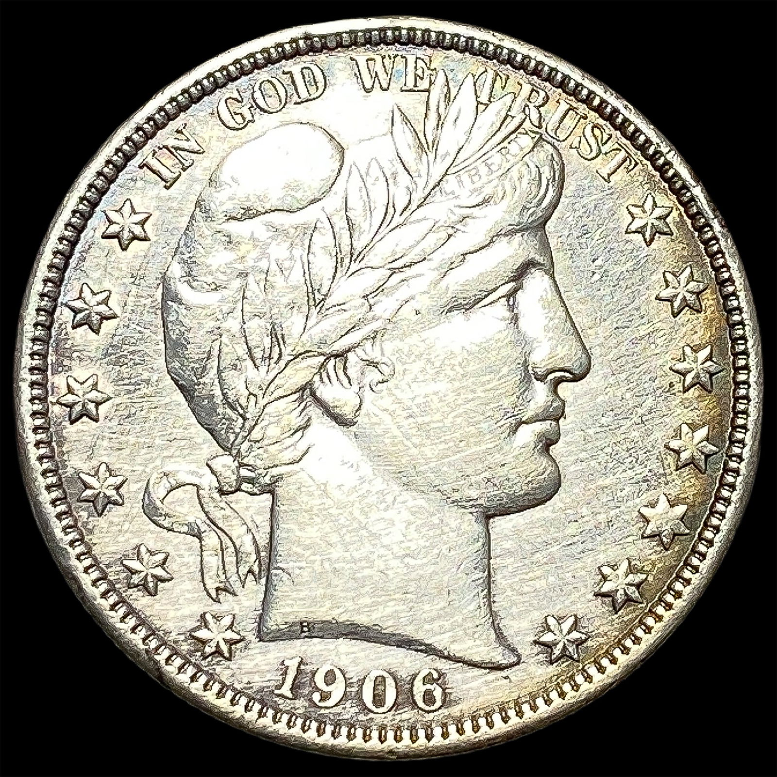 1906-D Silver Barber Half Dollar CLOSELY UNCIRCULATED (1 of 2)