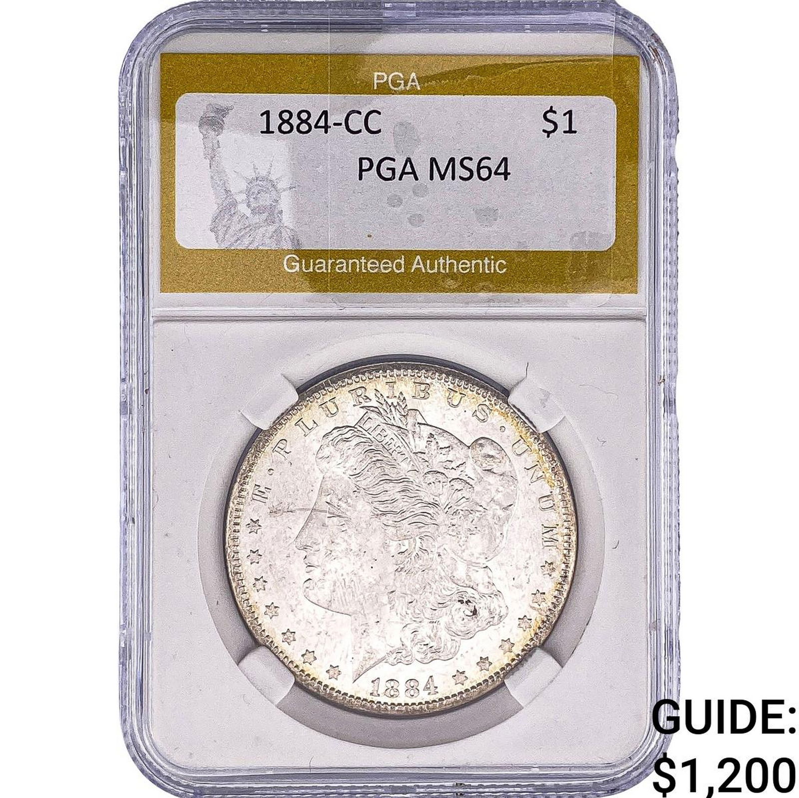 1884-CC Morgan Silver Dollar PGA MS64 (1 of 2)