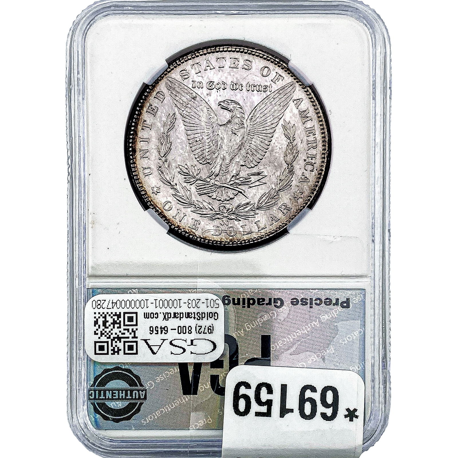 1884-CC Morgan Silver Dollar PGA MS64 - 2