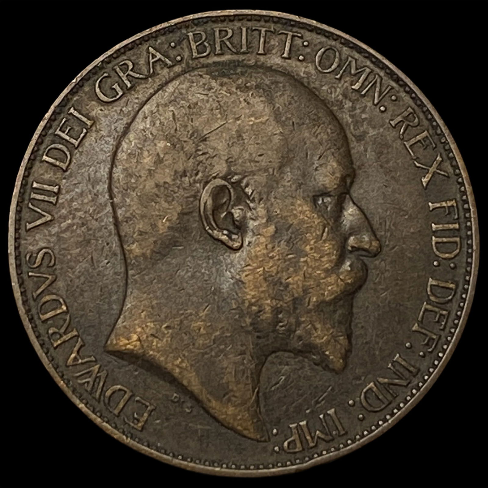 1904 Great Britain Edward VII Copper Penny NEARLY UNCIRCULATED: 1904 Great Britain Edward VII Copper Penny NEARLY UNCIRCULATED