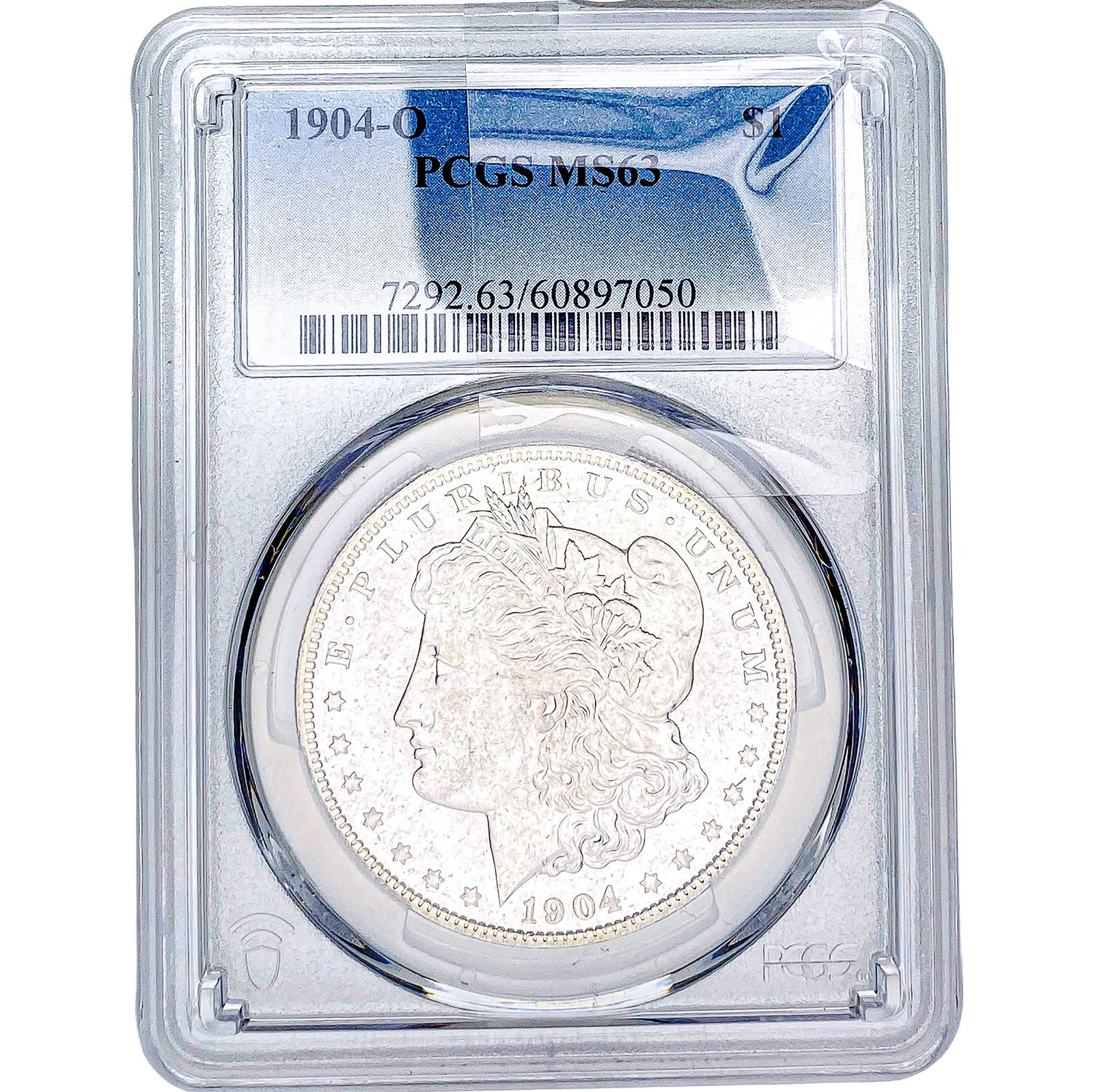1904-O Morgan Silver Dollar PCGS MS63: 1904-O Morgan Silver Dollar PCGS MS63