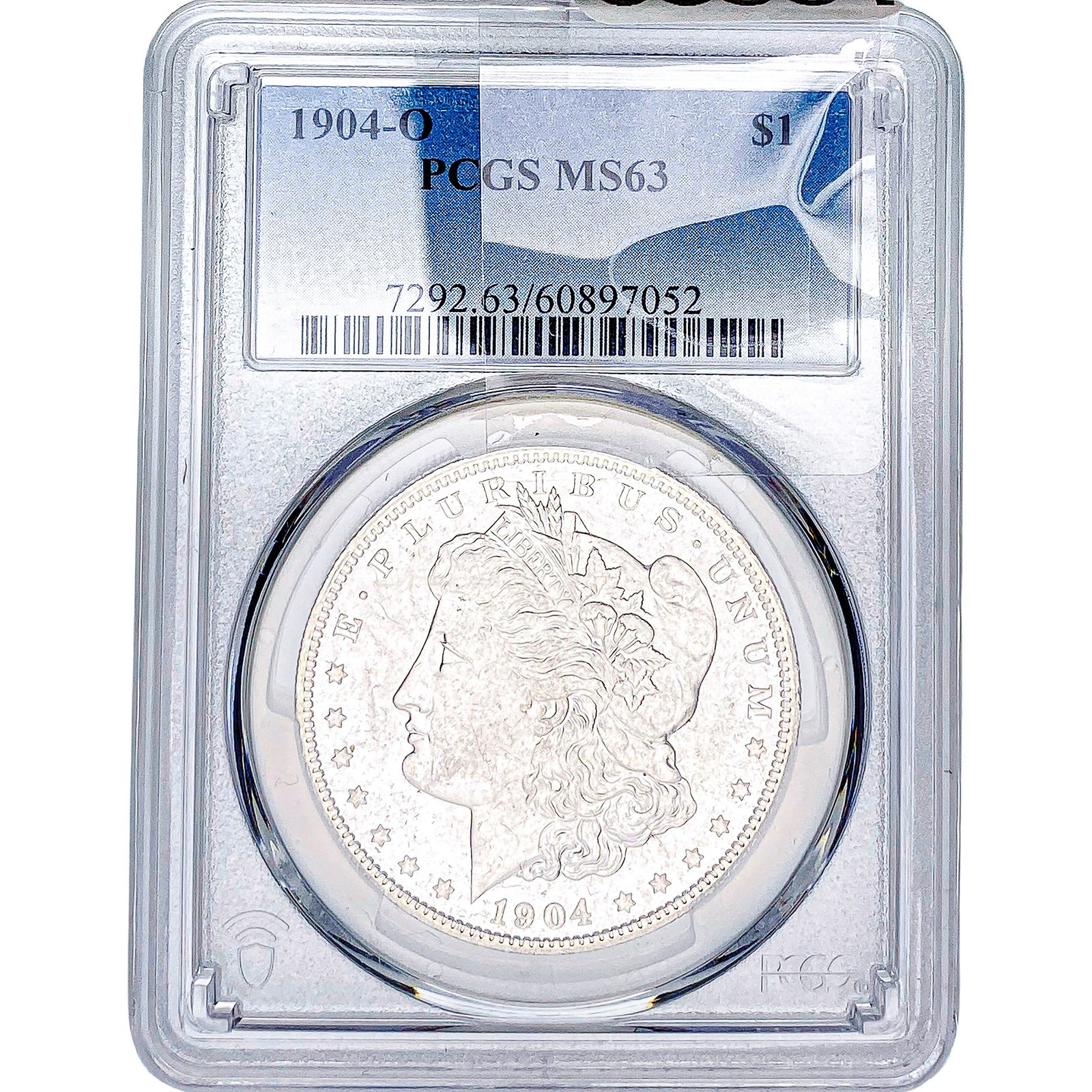 1904-O Morgan Silver Dollar PCGS MS63: 1904-O Morgan Silver Dollar PCGS MS63