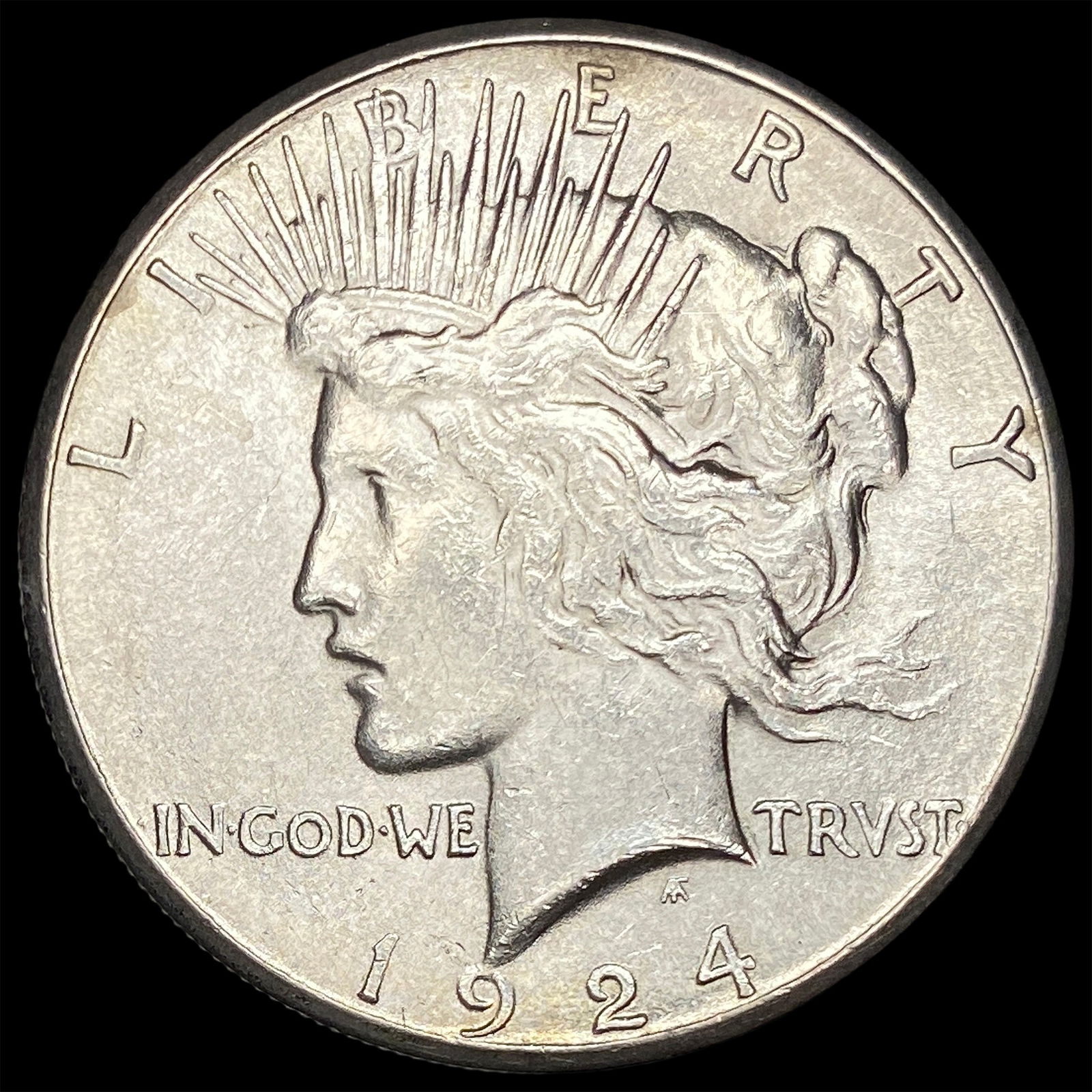 1924-S Silver Peace Dollar UNCIRCULATED (1 of 2)