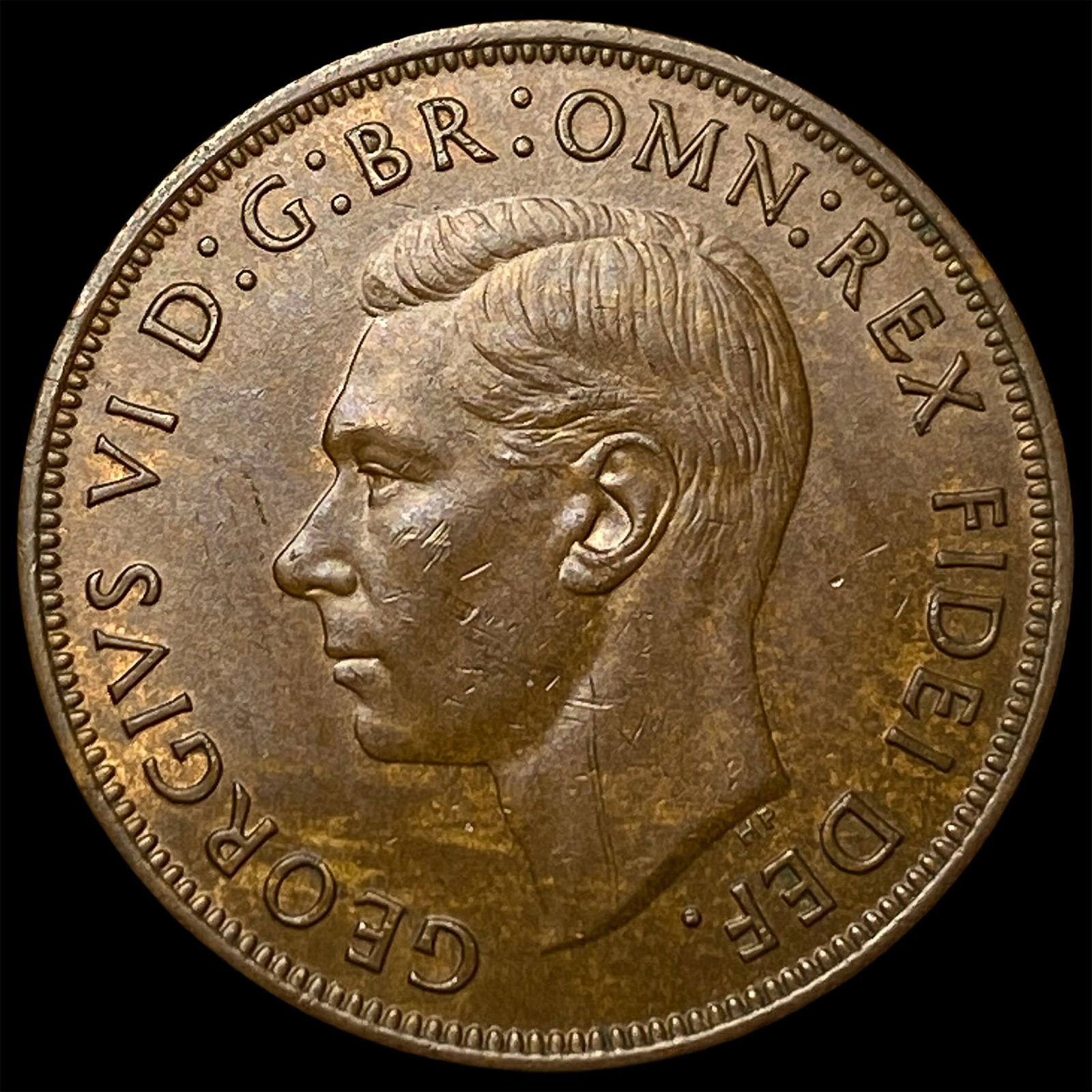 1951 Great Britain George VI Copper Penny SUPERB GEM BU: 1951 Great Britain George VI Copper Penny SUPERB GEM BU