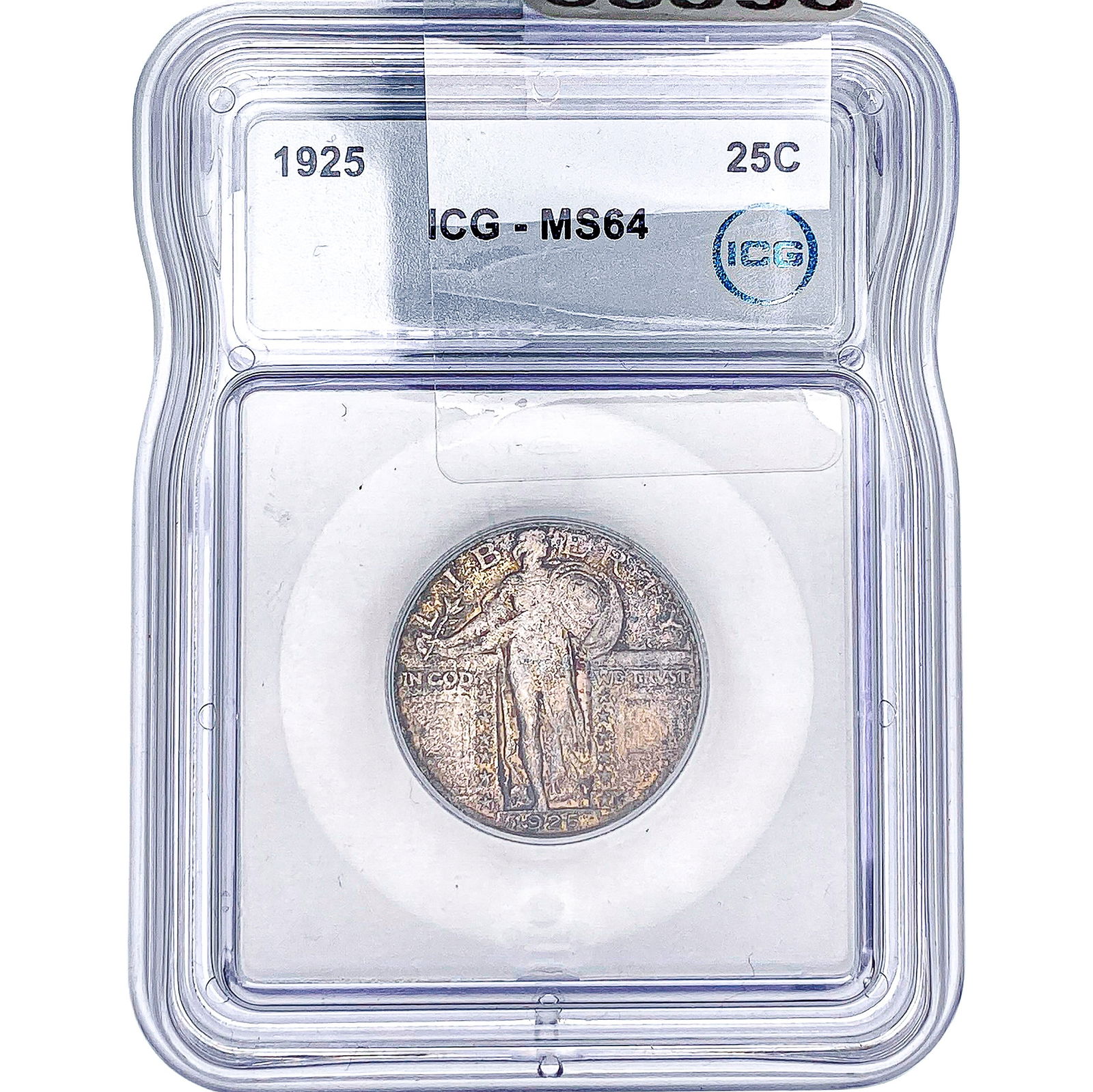 1925 Standing Liberty Quarter ICG MS64: 1925 Standing Liberty Quarter ICG MS64
