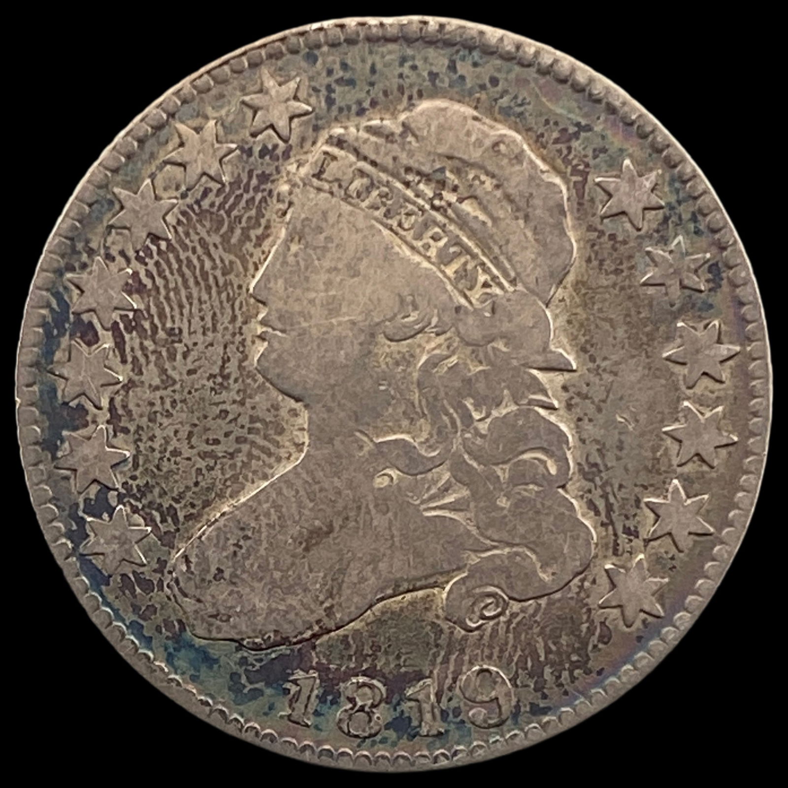 1819 Capped Bust Quarter NICELY CIRCULATED (1 of 2)