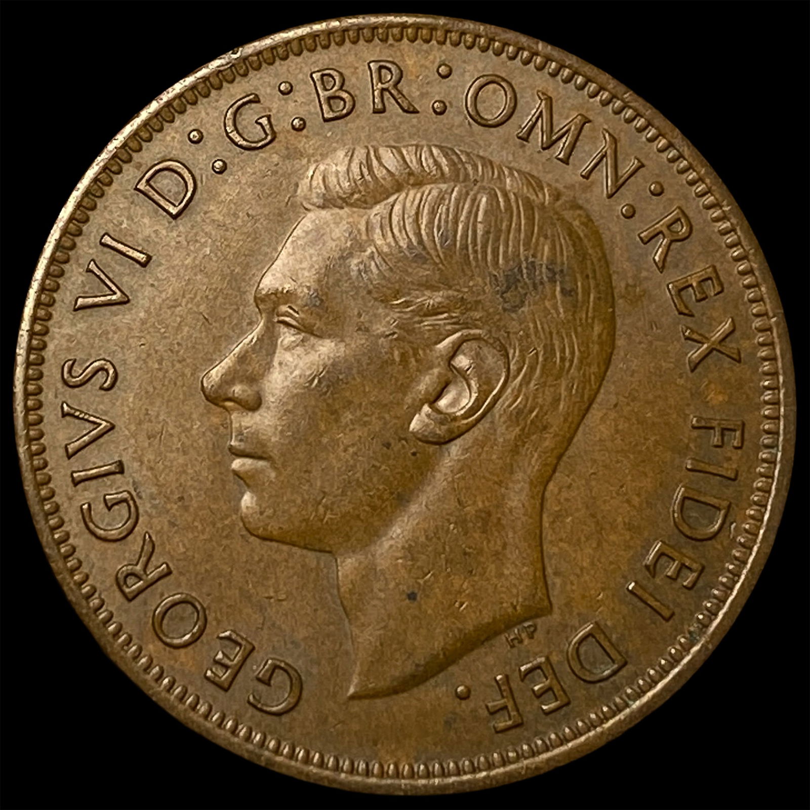 1950 Great Britain George VI Copper Penny GEM BU: 1950 Great Britain George VI Copper Penny GEM BU
