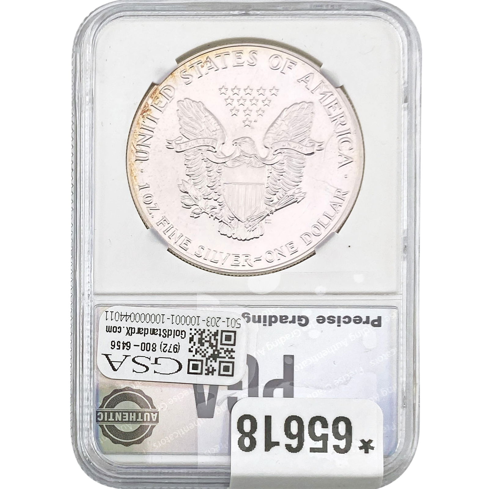 1988 Silver Eagle PGA MS70 - 2