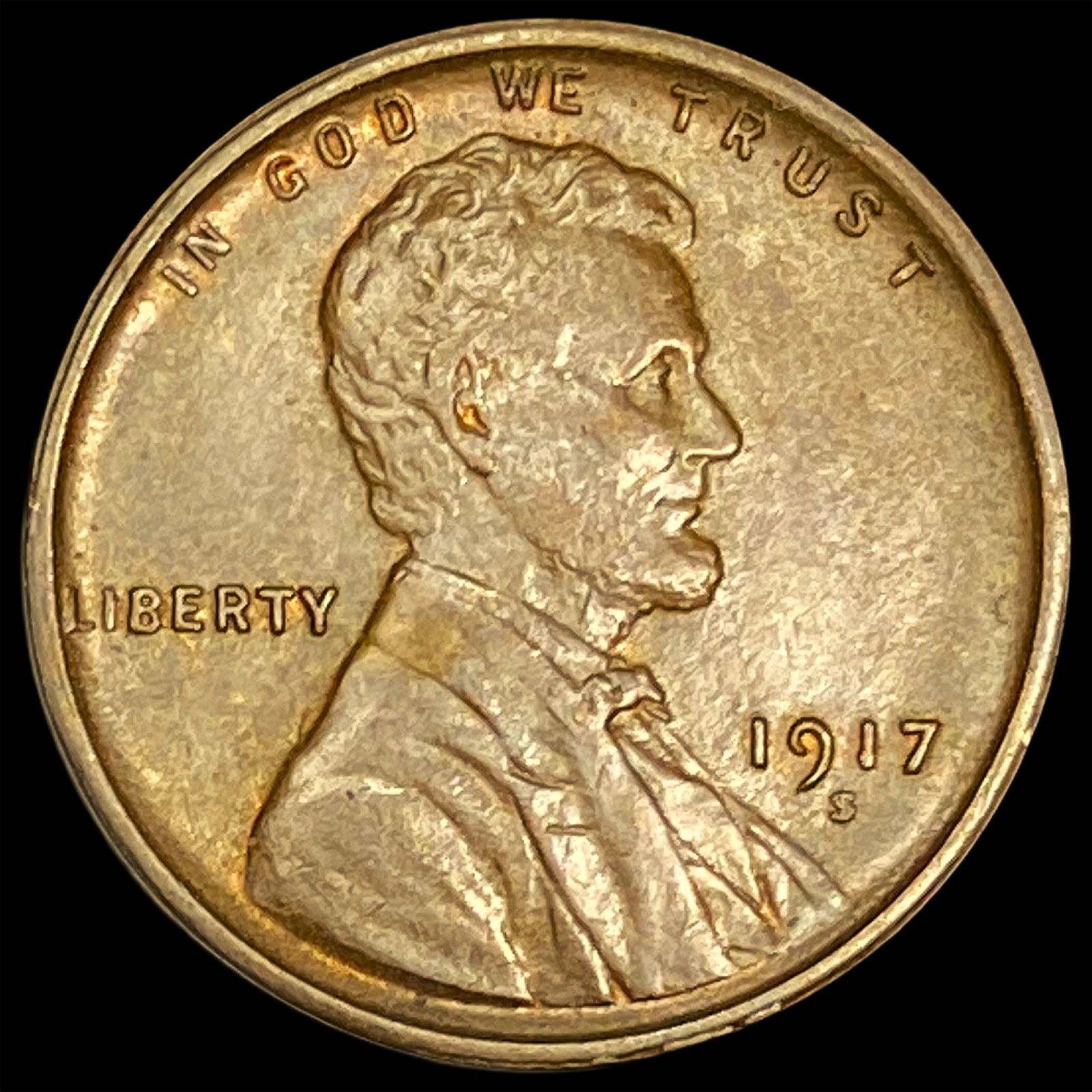 1917-S Lincoln Wheat Cent UNCIRCULATED: 1917-S Lincoln Wheat Cent UNCIRCULATED