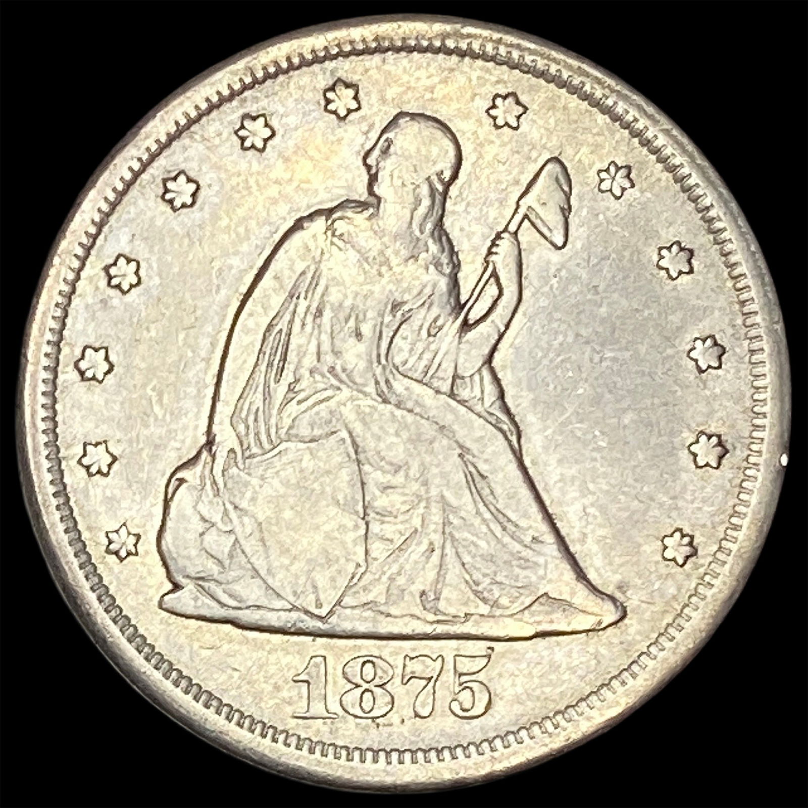 1875-CC Silver Twenty Cents LIGHTLY CIRCULATED (1 of 2)