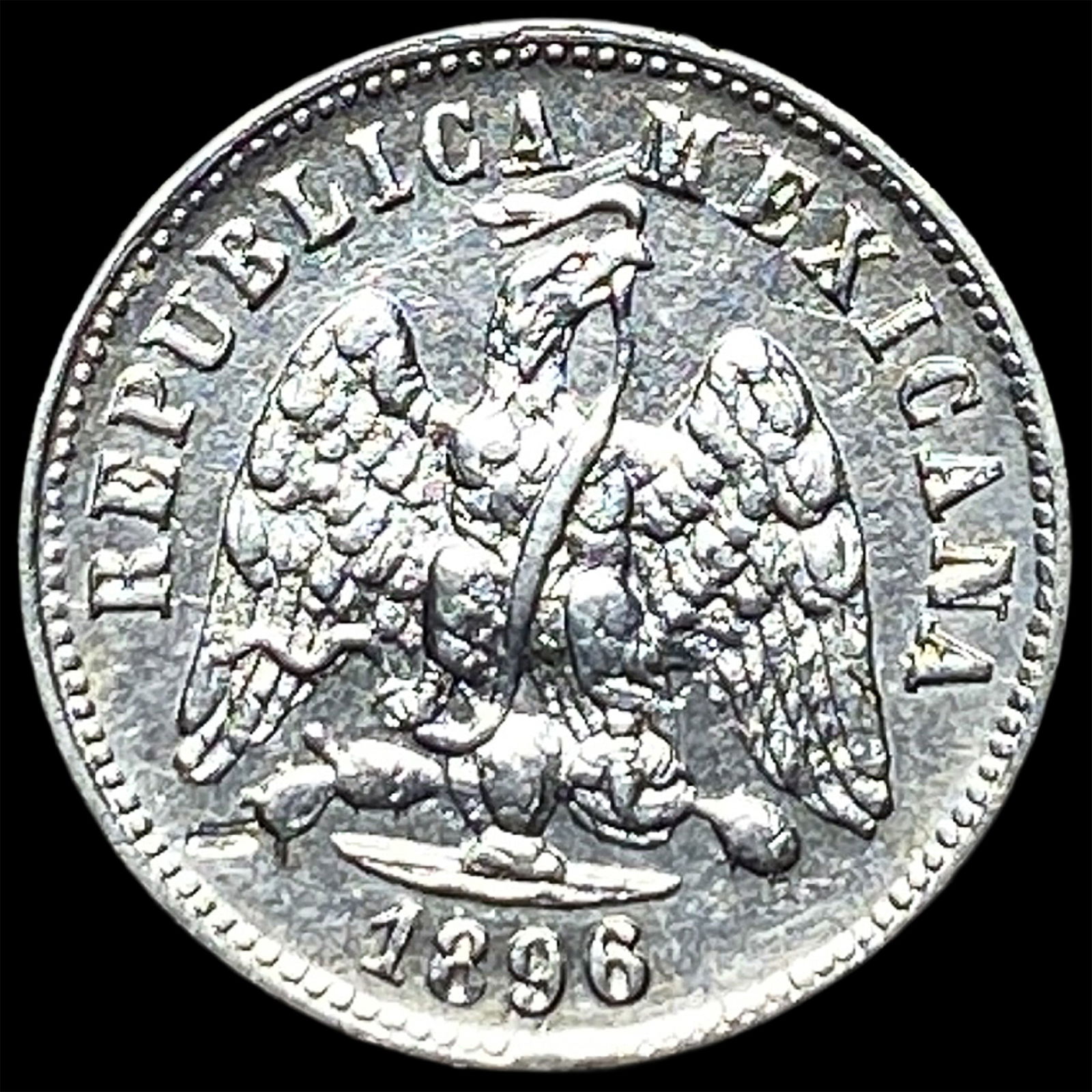1896 Mexico Silver 10 Centavos CLOSELY UNCIRCULATED (1 of 2)