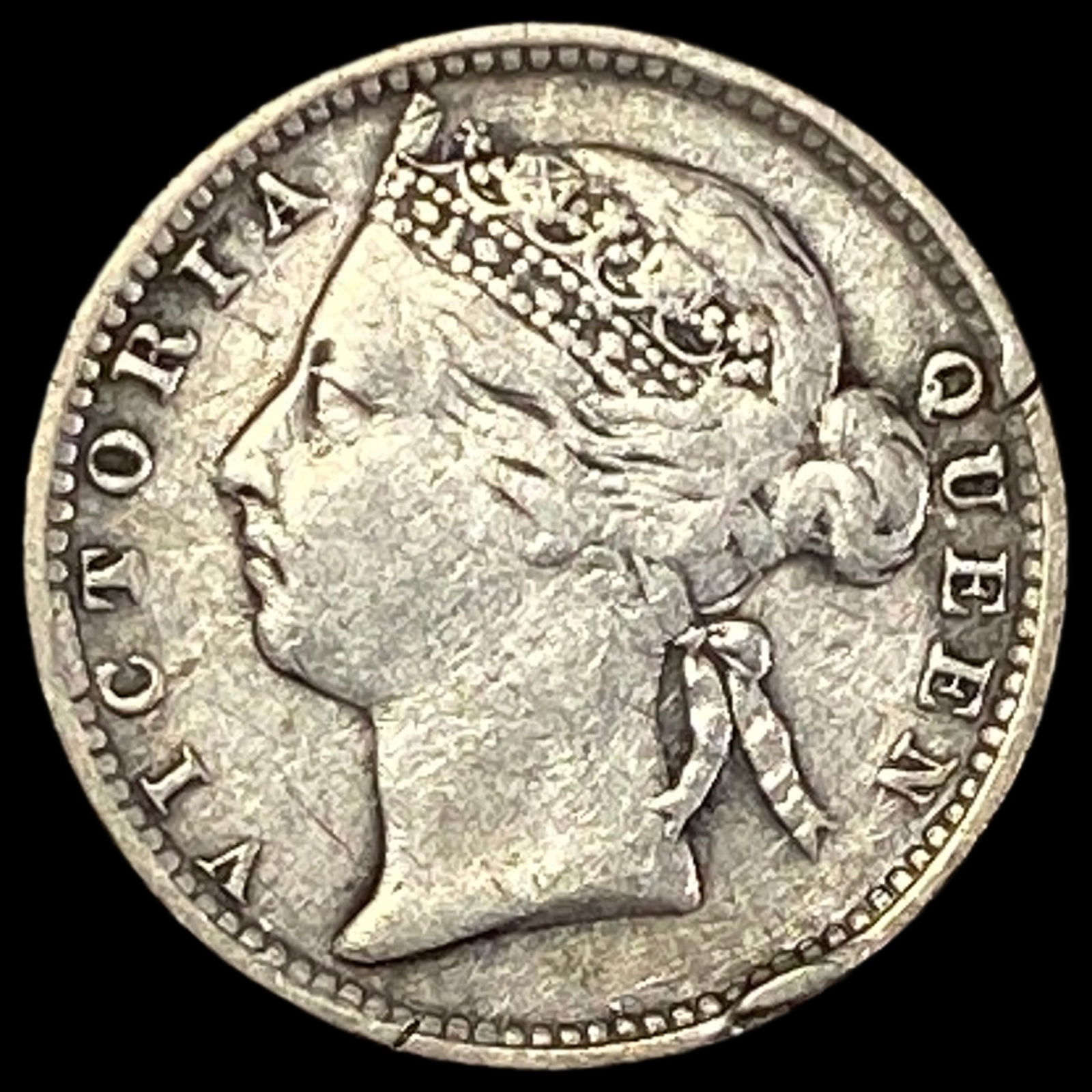 1894 British Honduras Victoria Silver 10 Cents NEARLY UNCIRCULATED: 1894 British Honduras Victoria Silver 10 Cents NEARLY UNCIRCULATED