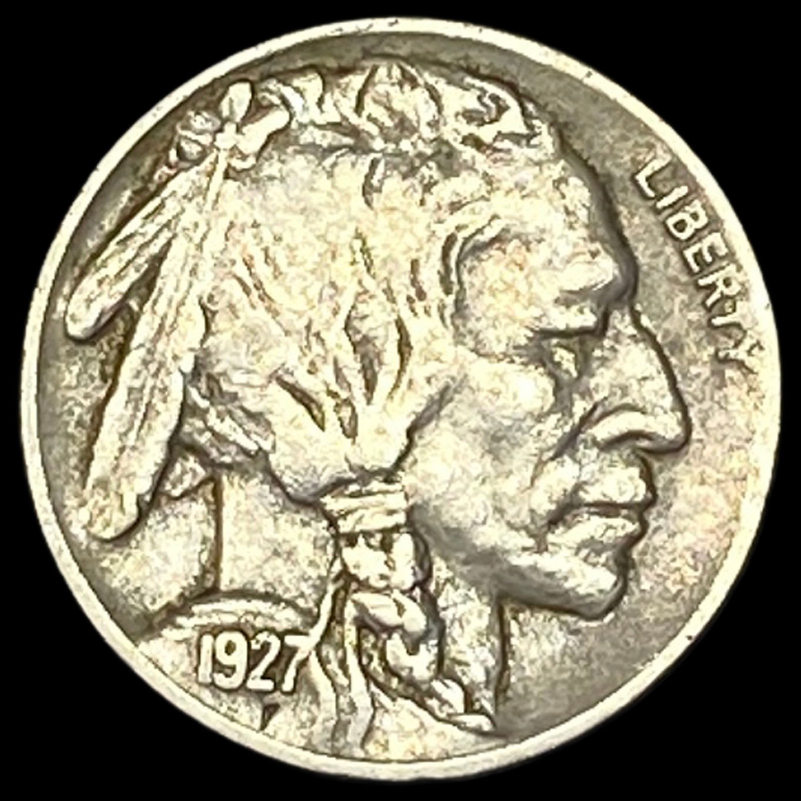 1927-S Buffalo Nickel NEARLY UNCIRCULATED: 1927-S Buffalo Nickel NEARLY UNCIRCULATED