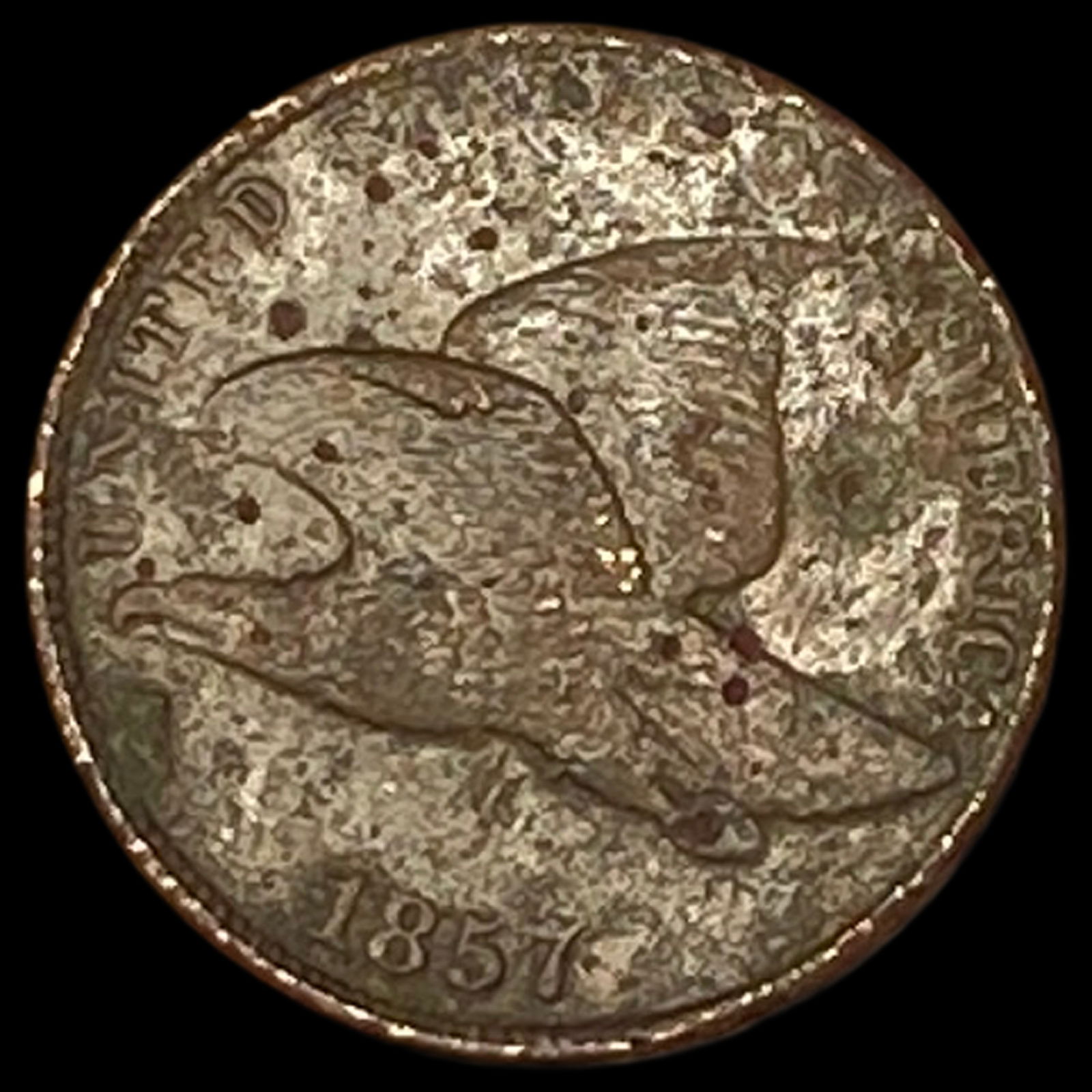 1857 Flying Eagle Cent HIGH GRADE: 1857 Flying Eagle Cent HIGH GRADE