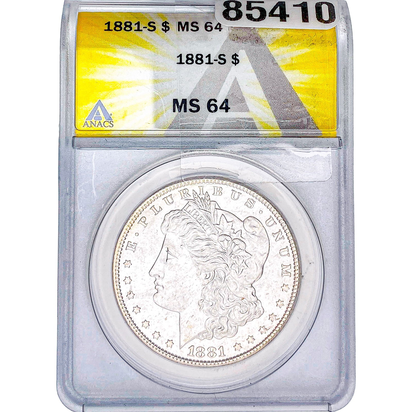 1881-S Morgan Silver Dollar ANACS MS64 (1 of 2)