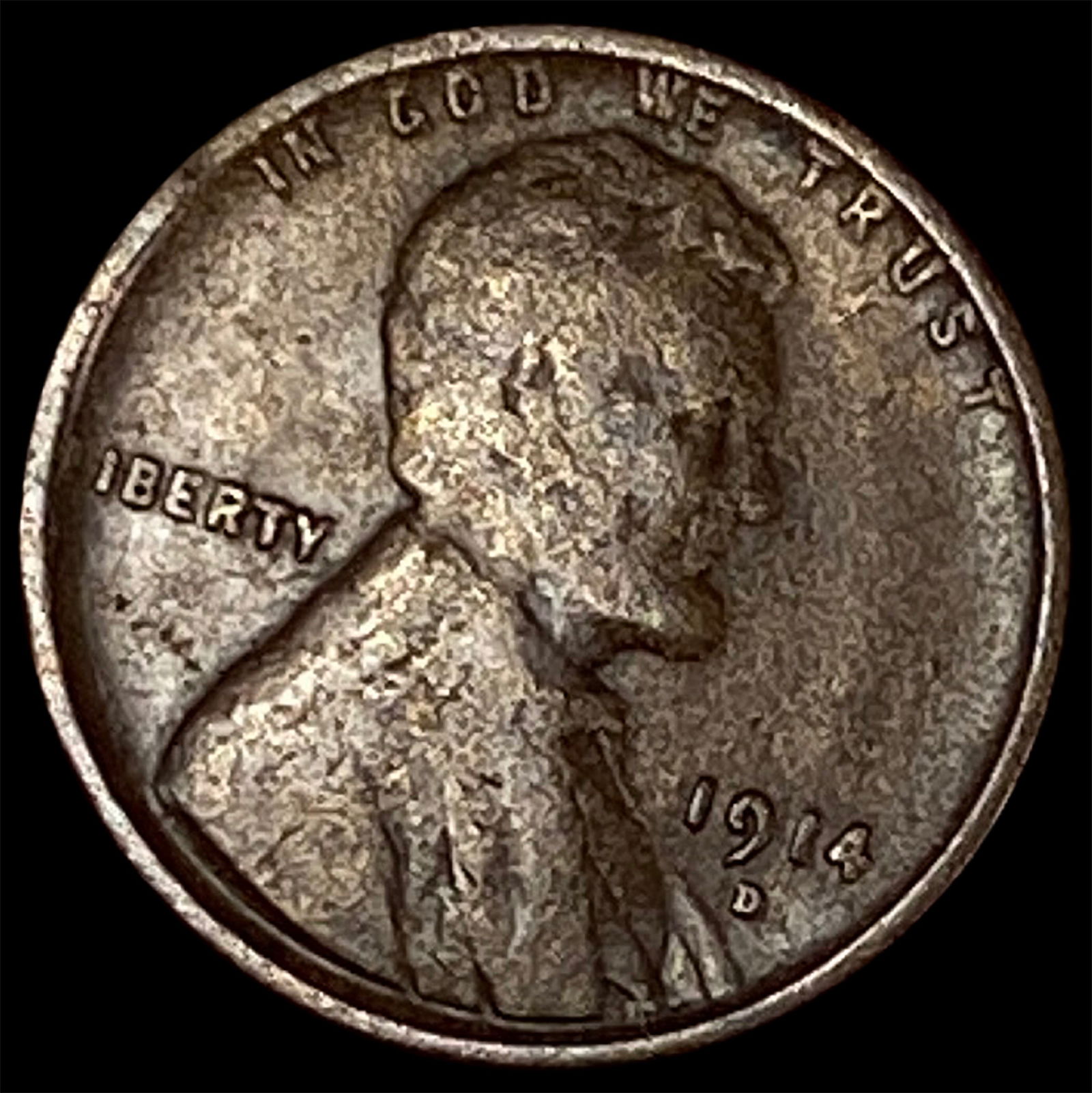 1914-D Lincoln Wheat Cent HIGH GRADE (1 of 2)
