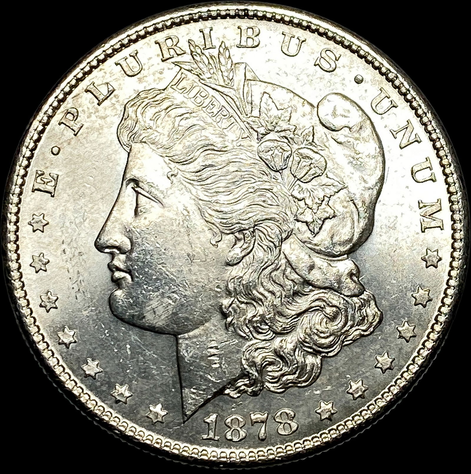 1878-S Silver Morgan Dollar UNCIRCULATED: 1878-S Silver Morgan Dollar UNCIRCULATED