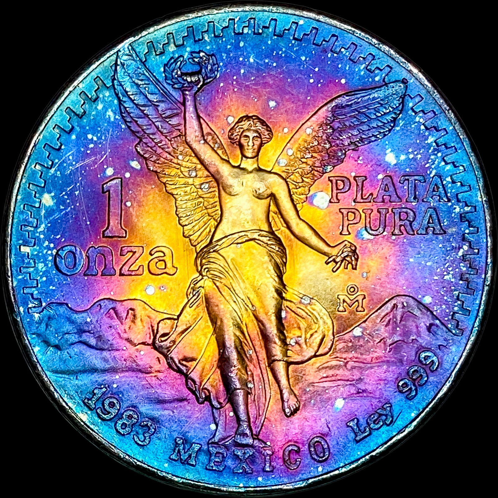 1983 Mexico Silver 1 Onza Libertad GEM BU: 1983 Mexico Silver 1 Onza Libertad GEM BU