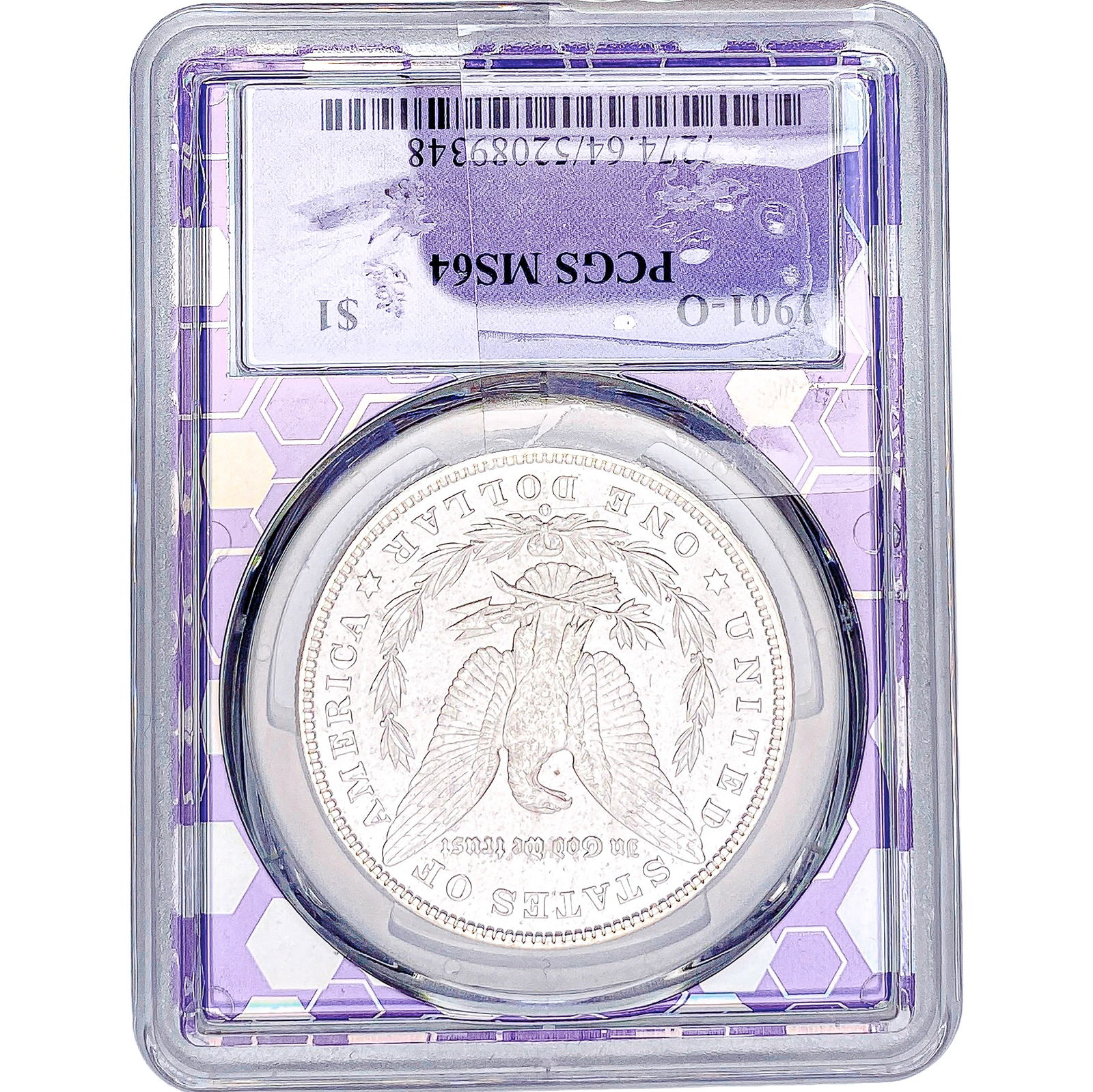 1901-O Morgan Silver Dollar PCGS MS64: 1901-O Morgan Silver Dollar PCGS MS64