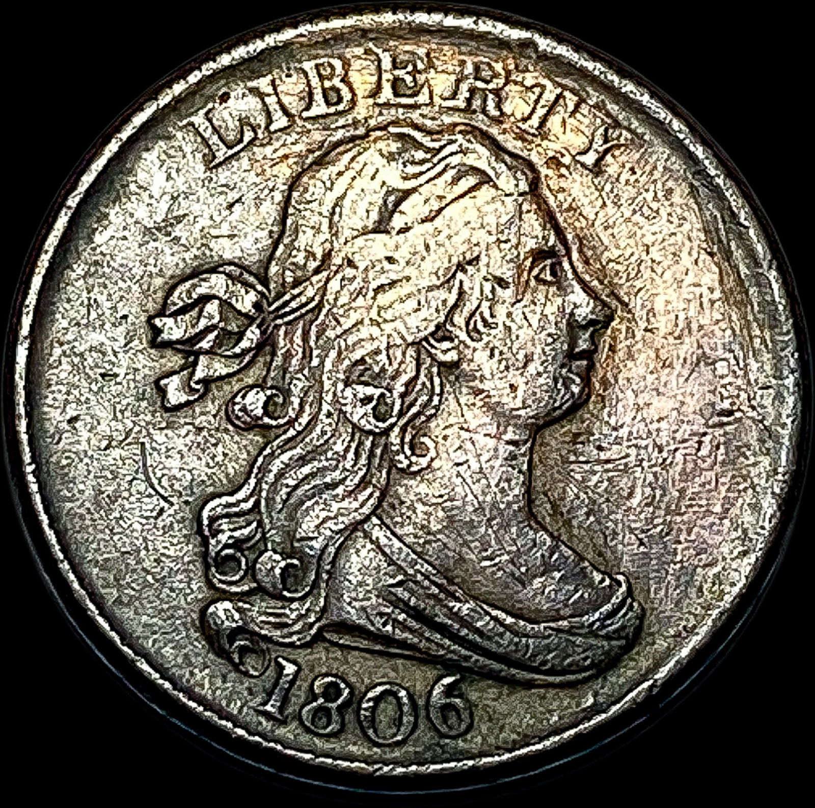 1806 Draped Bust Half Cent HIGH GRADE: 1806 Draped Bust Half Cent HIGH GRADE