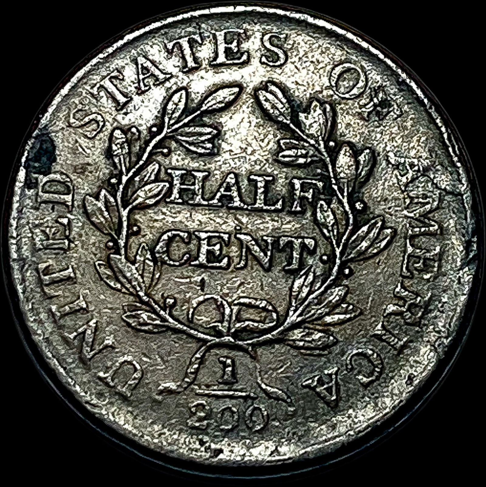 1806 Draped Bust Half Cent HIGH GRADE - 2