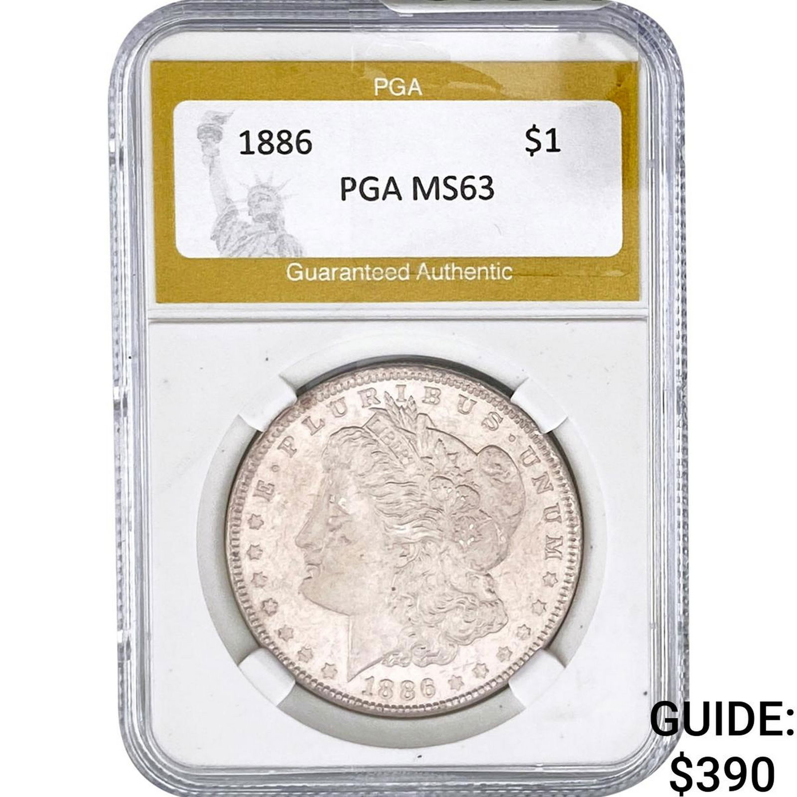 1886 Morgan Silver Dollar PGA MS63 (1 of 2)