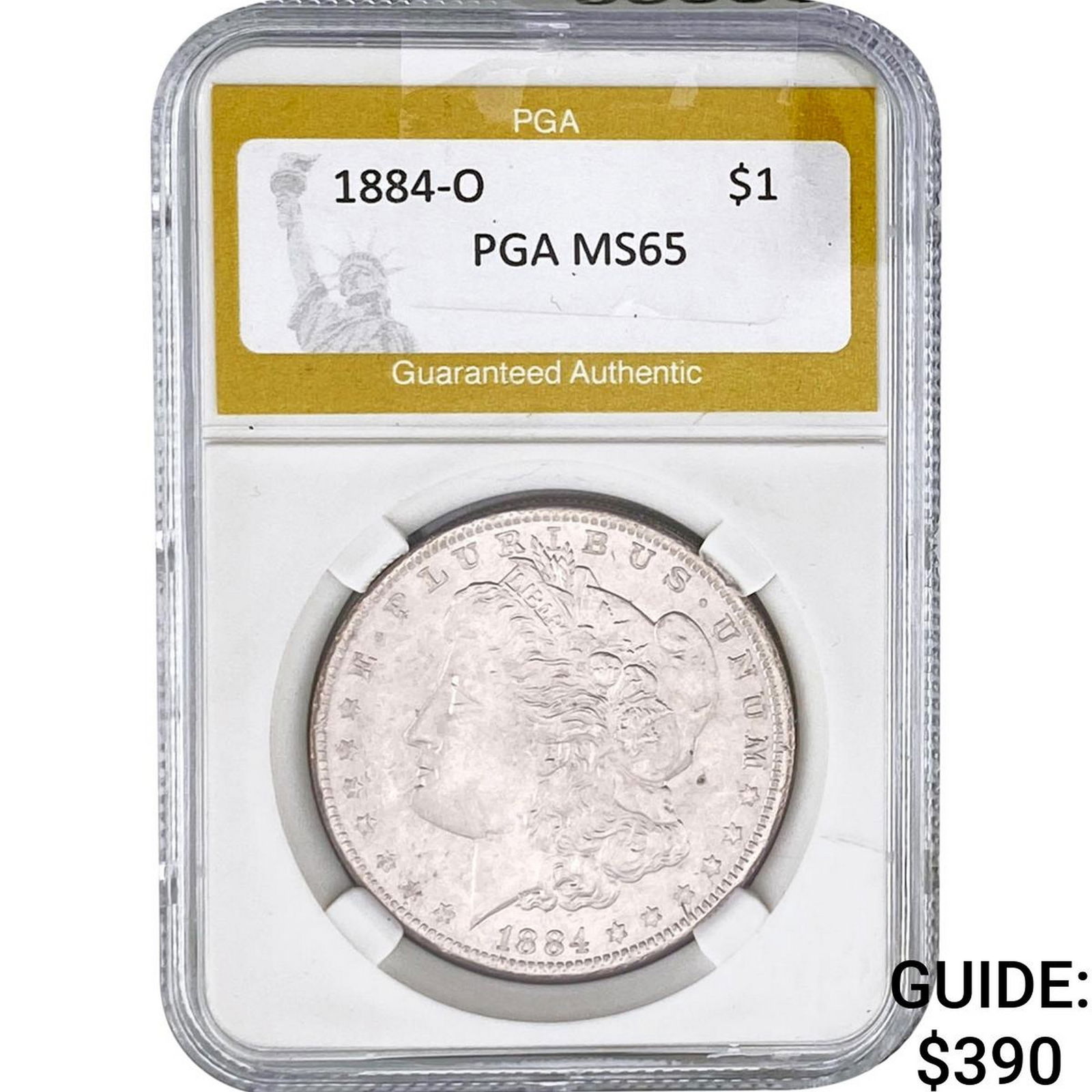 1884-O Morgan Silver Dollar PGA MS65 (1 of 2)