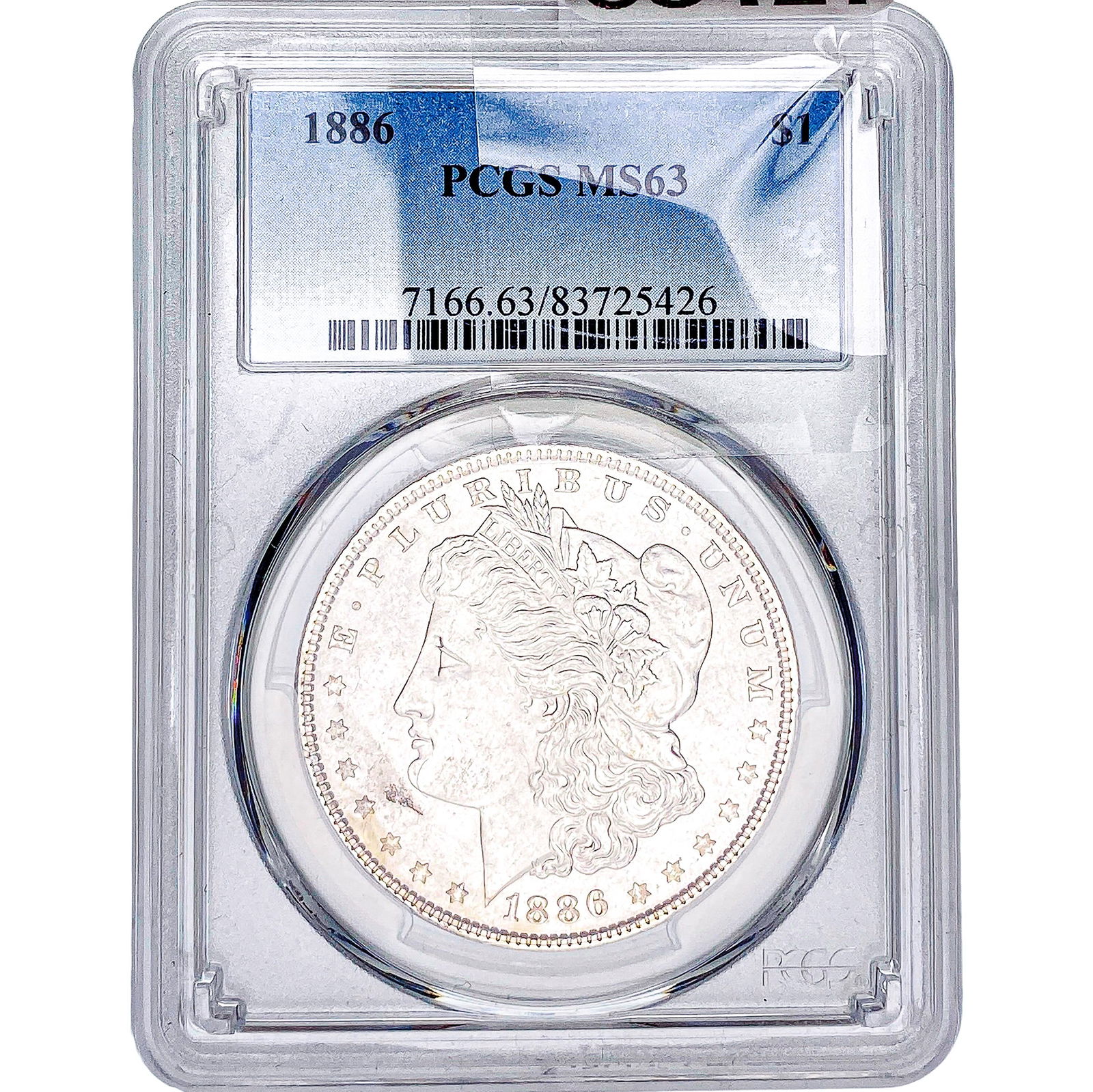 1886 Morgan Silver Dollar PCGS MS63 (1 of 2)