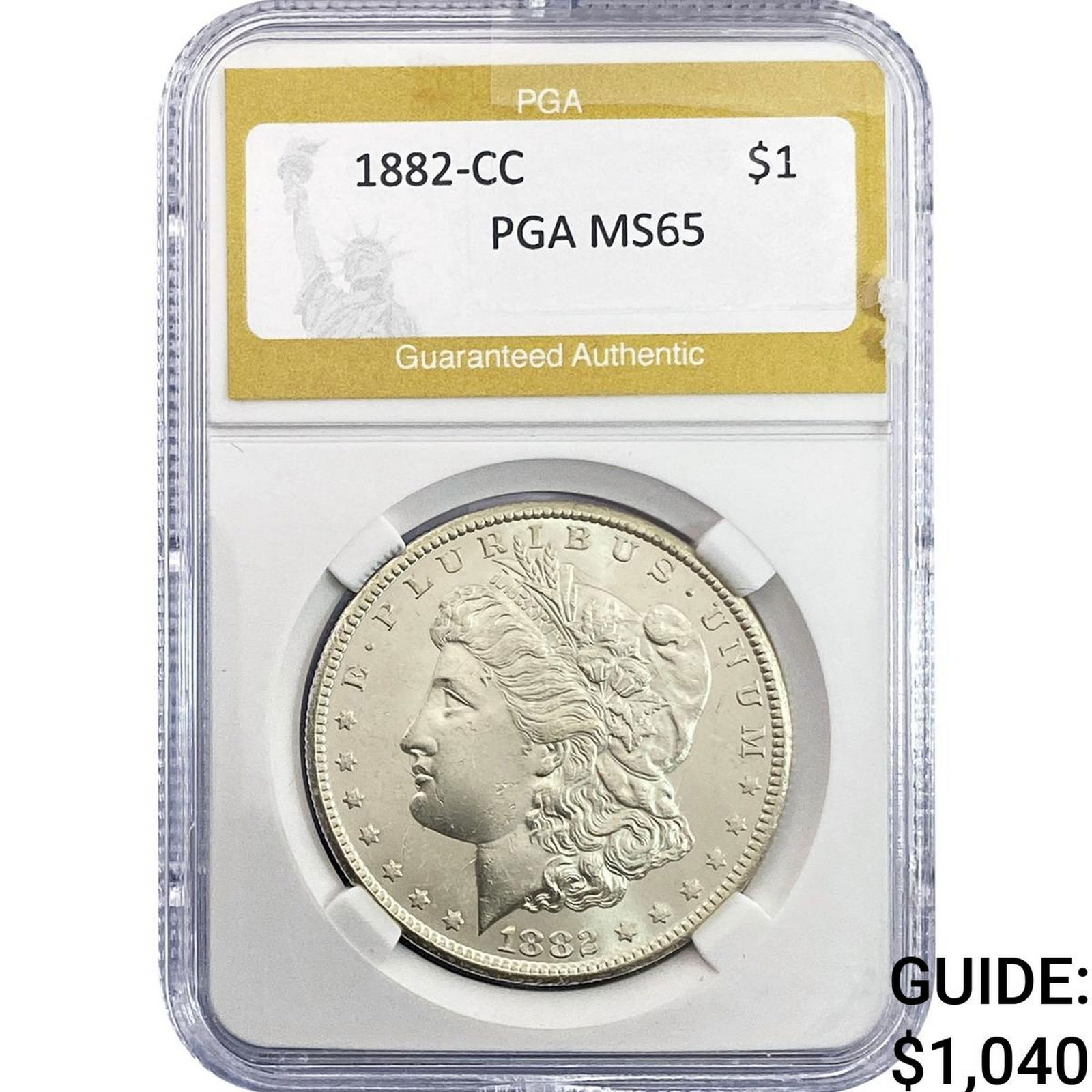 1882-CC Morgan Silver Dollar PGA MS65 (1 of 2)
