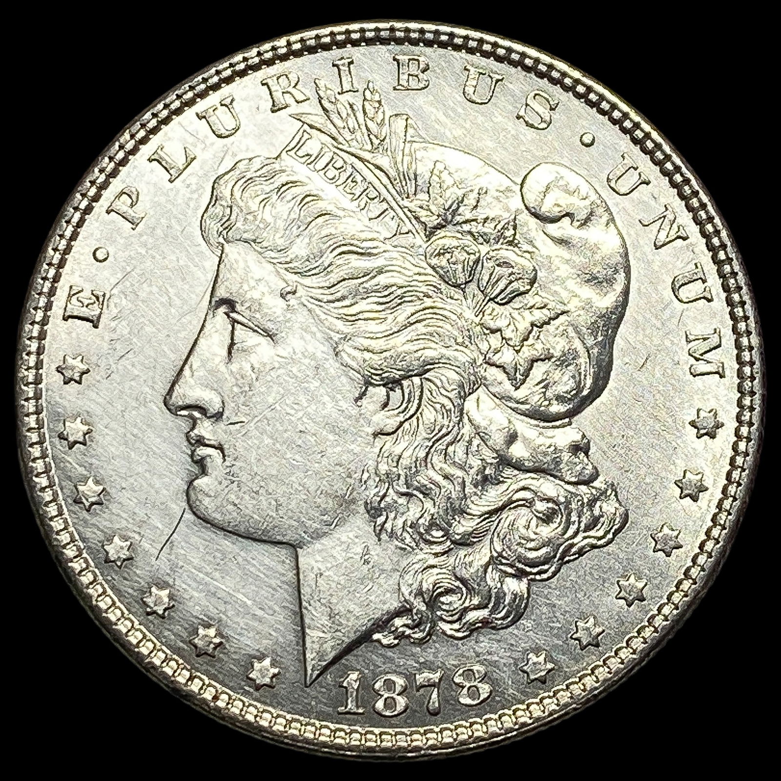 1878 7TF Rev 78 Silver Morgan Dollar UNCIRCULATED: 1878 7TF Rev 78 Silver Morgan Dollar UNCIRCULATED
