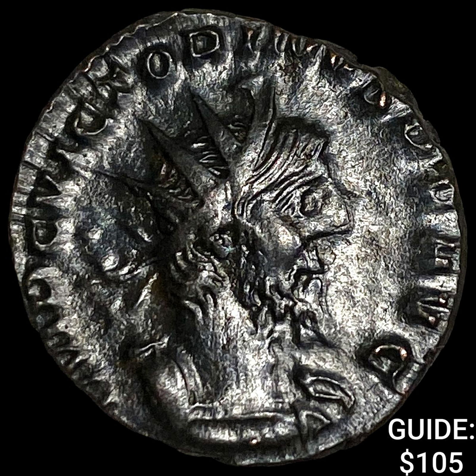 Romano-Gallic Victorinus 269-271 AD Dbl Denarius CHOICE AU: Romano-Gallic Victorinus 269-271 AD Dbl Denarius CHOICE AU