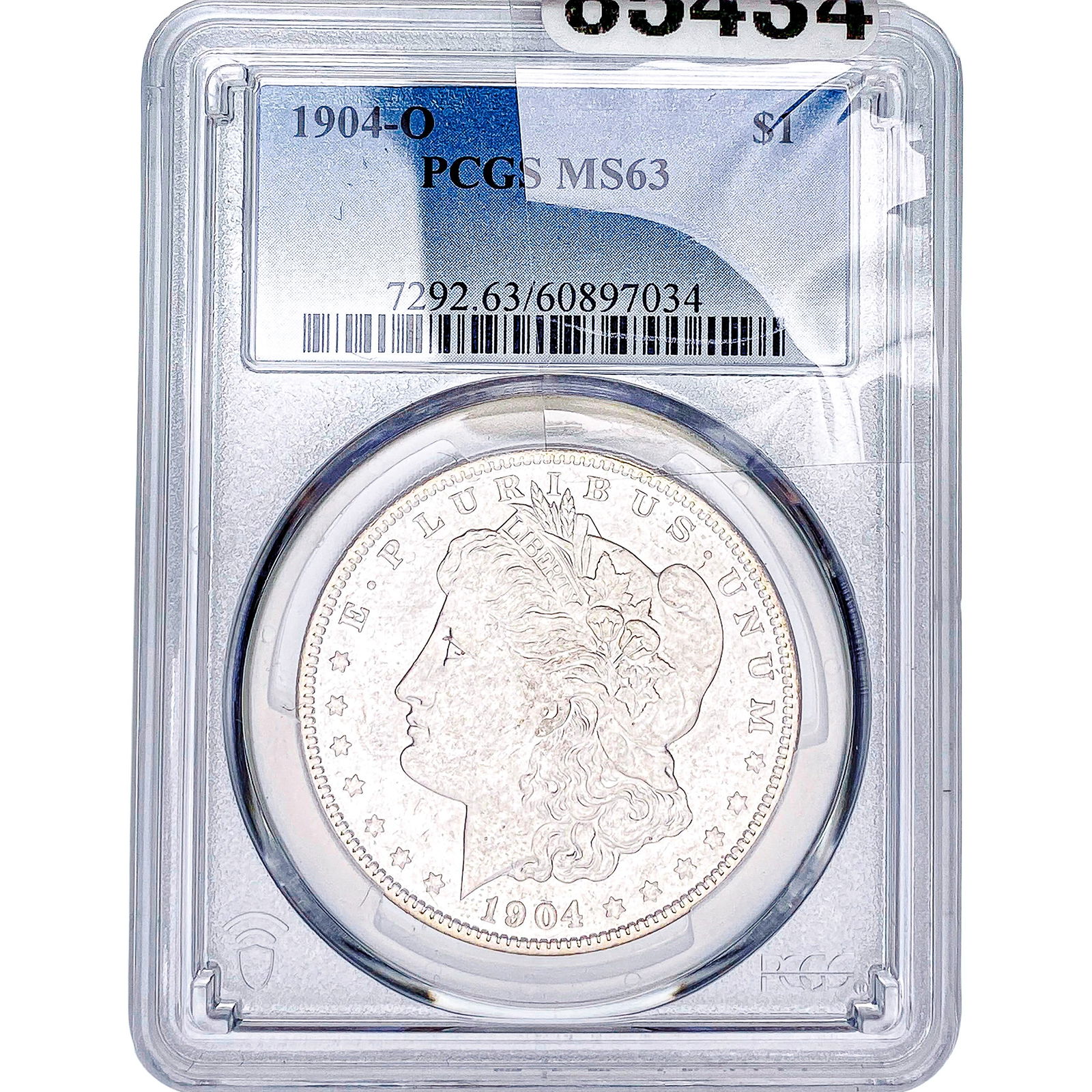 1904-O Morgan Silver Dollar PCGS MS63: 1904-O Morgan Silver Dollar PCGS MS63